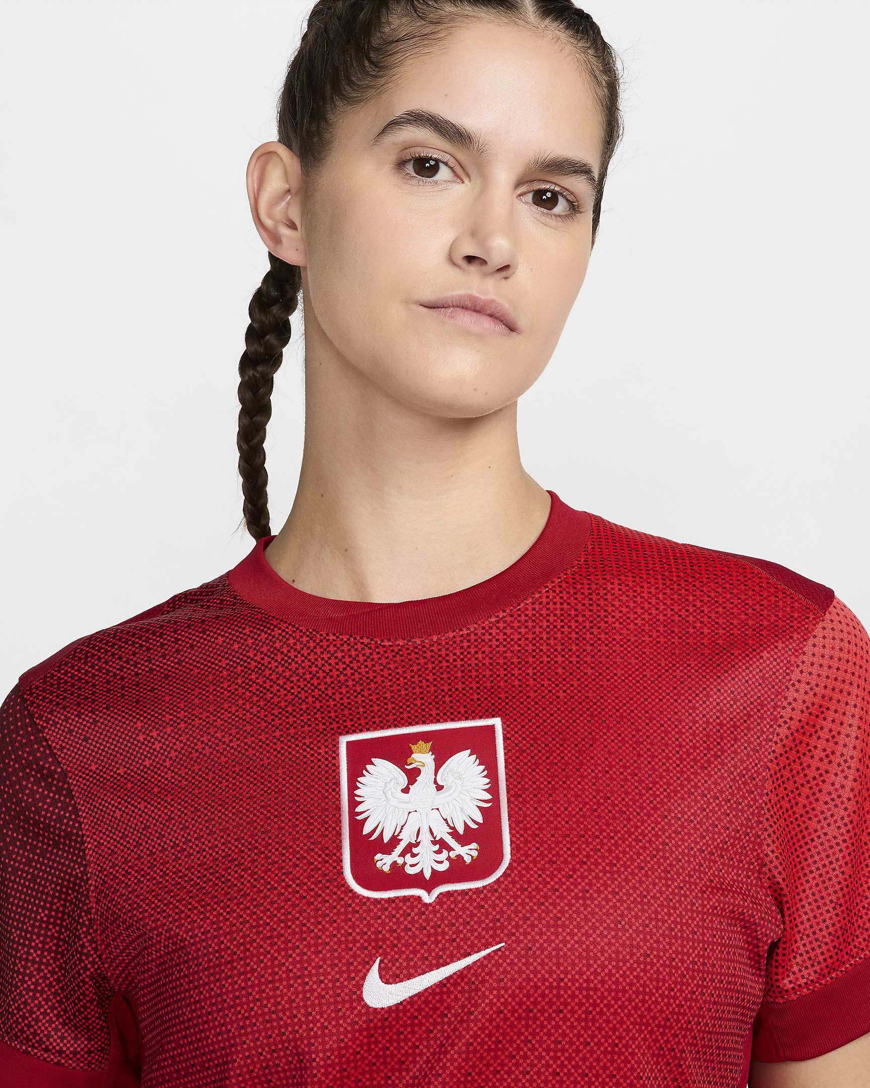 Poland 2024/25 Stadium Away Women's Nike Dri-FIT Football Replica Shirt - Bright Crimson/Gym Red/Team Red/White