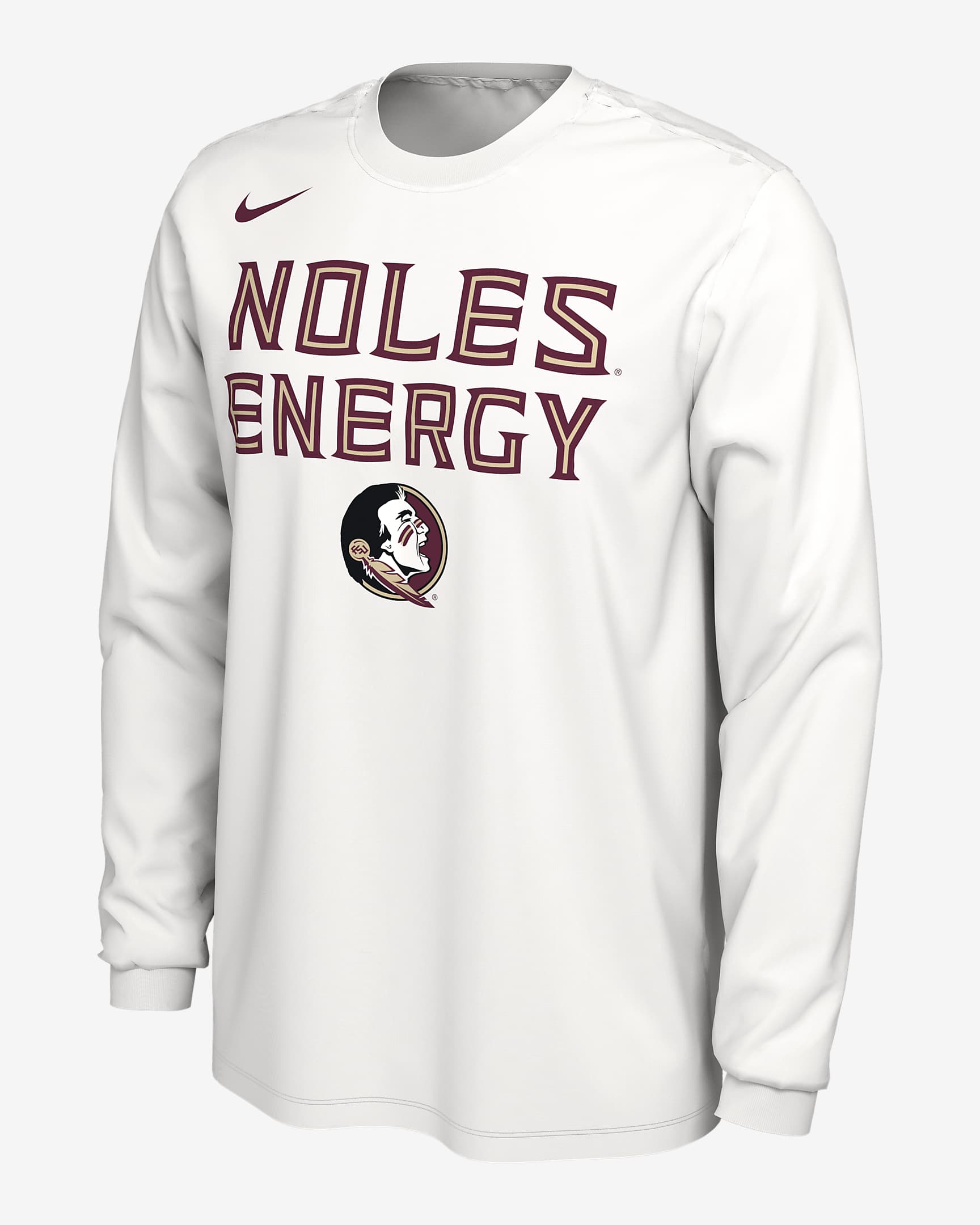 Florida State Men's Nike College Long-Sleeve T-Shirt - White