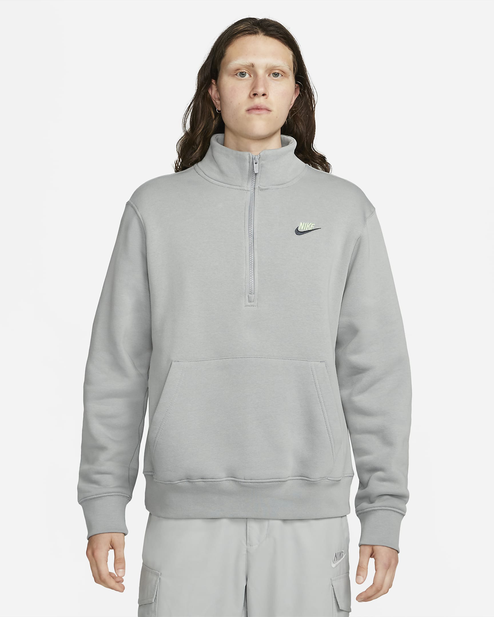 nike womens quarterzip fleece top