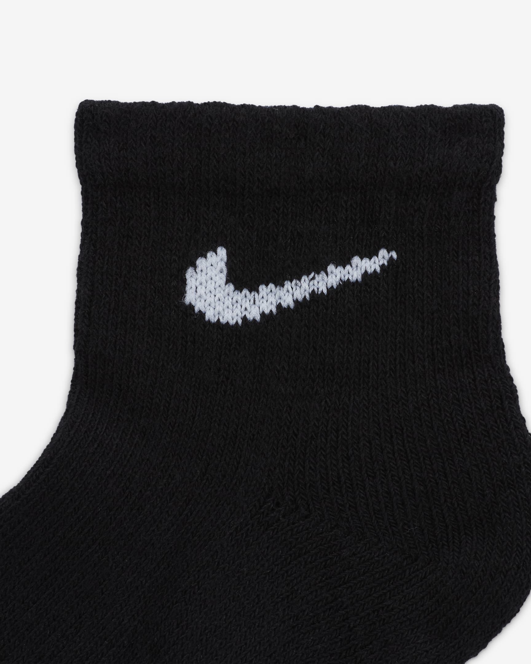 Calcetines al tobillo para niños talla pequeña (6 pares) Nike Dri-FIT Performance Basics - Negro