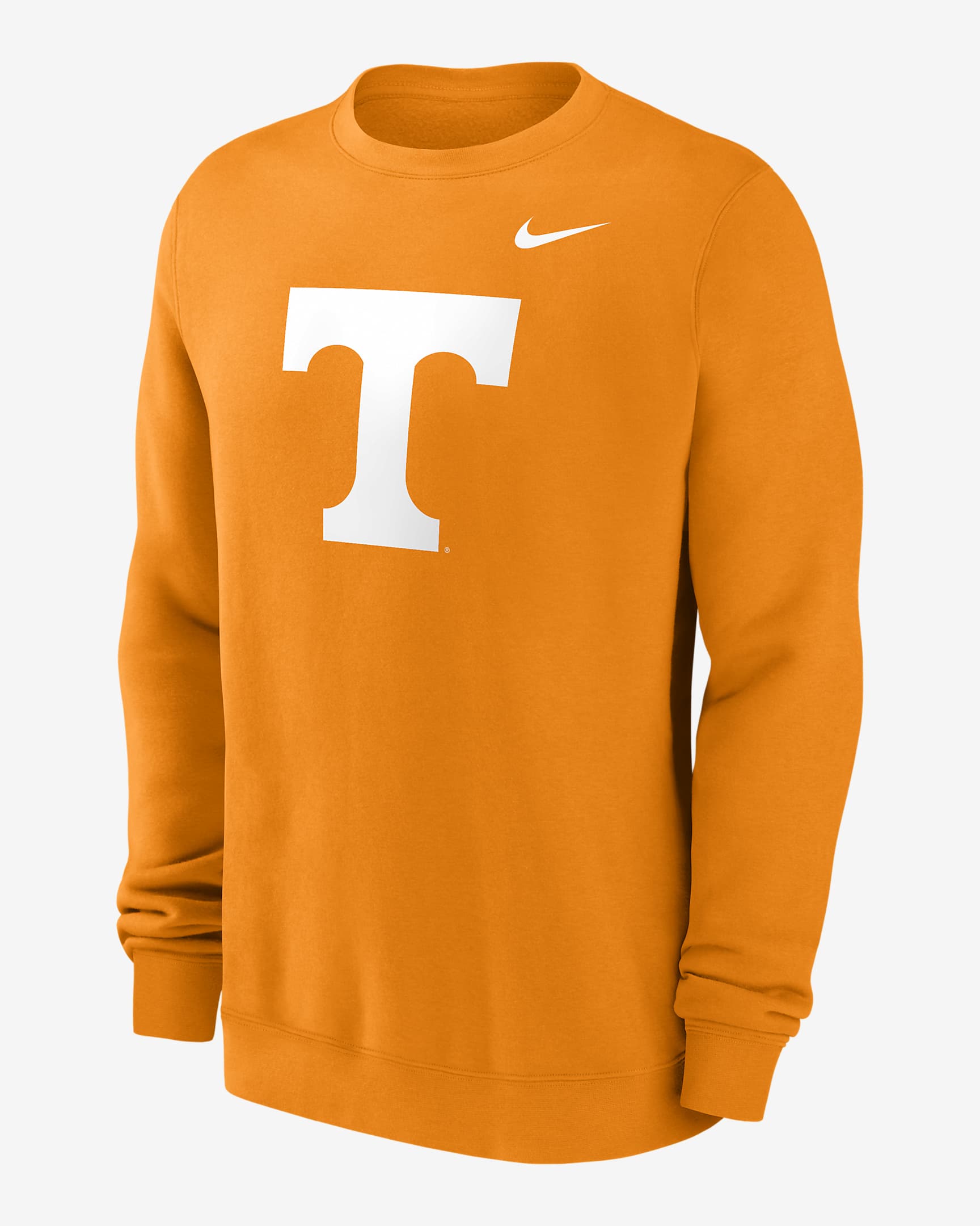 Sudadera de cuello redondo sin cierre universitaria Nike para hombre Tennessee Volunteers Primetime Evergreen Logo - Naranja