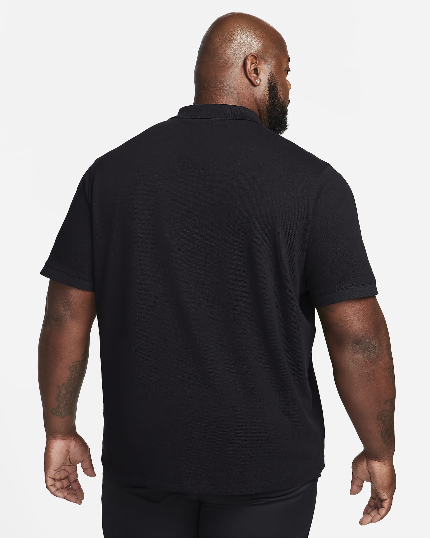 Nike Club Men's Short-Sleeve Polo - Black/White