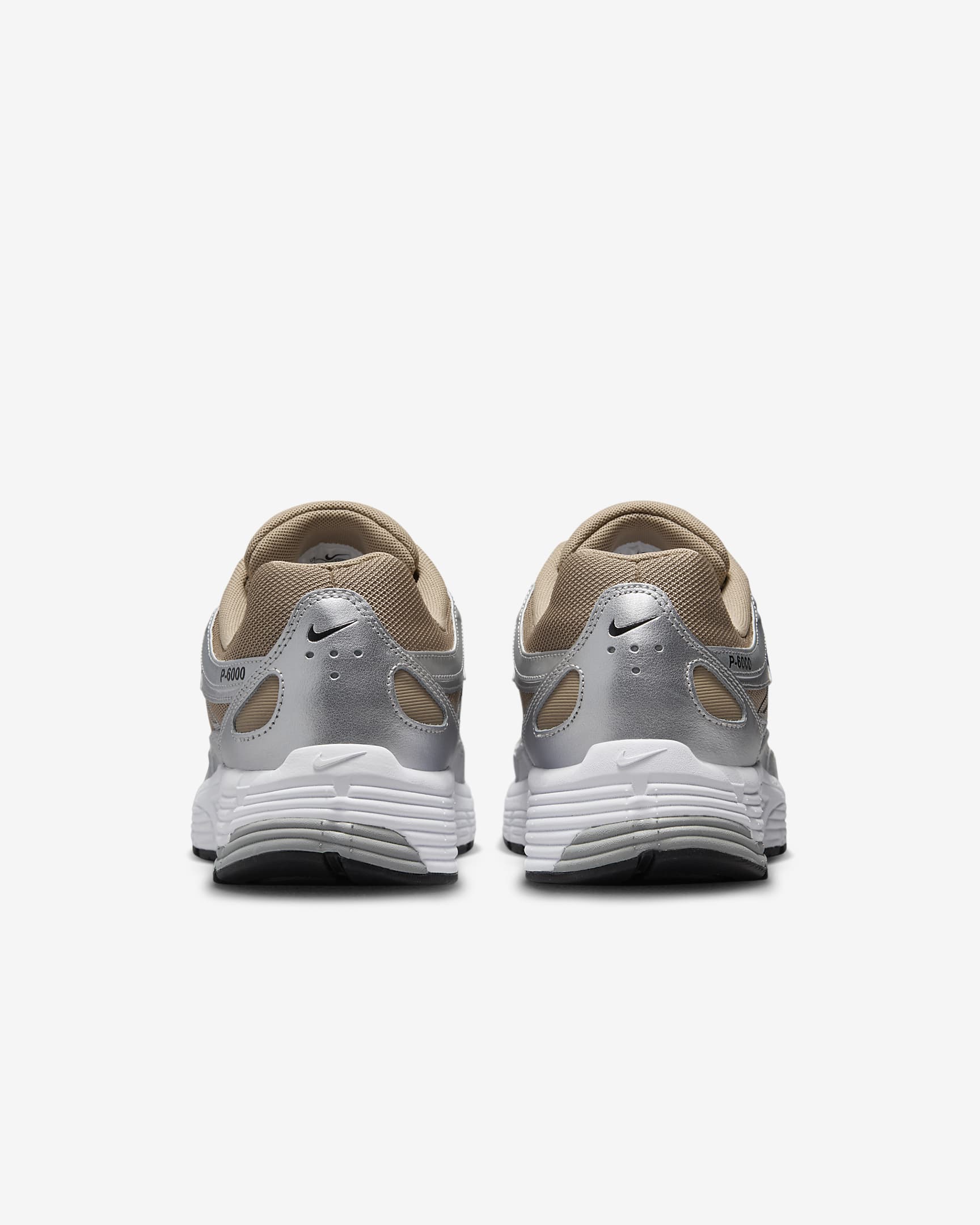 Nike P-6000 Men's Shoes - Khaki/Metallic Platinum/Pure Platinum/Metallic Silver