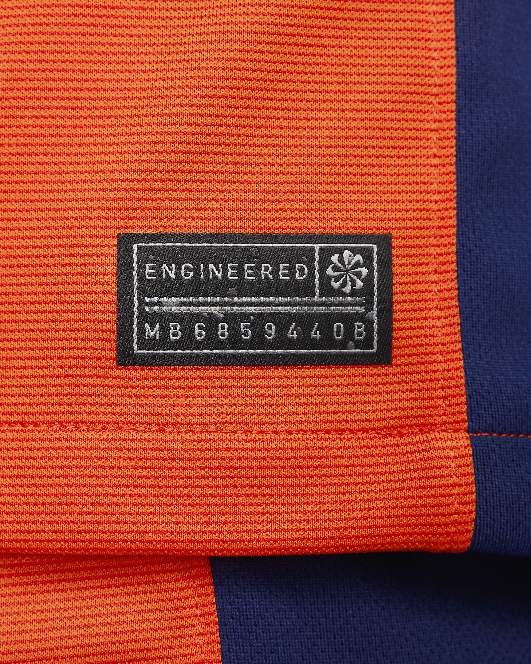 Holland 2024/25 Stadium Home Nike Dri-FIT Replica-fodboldtrøje til mænd (herrehold) - Safety Orange/Blue Void/Copa/Blue Void