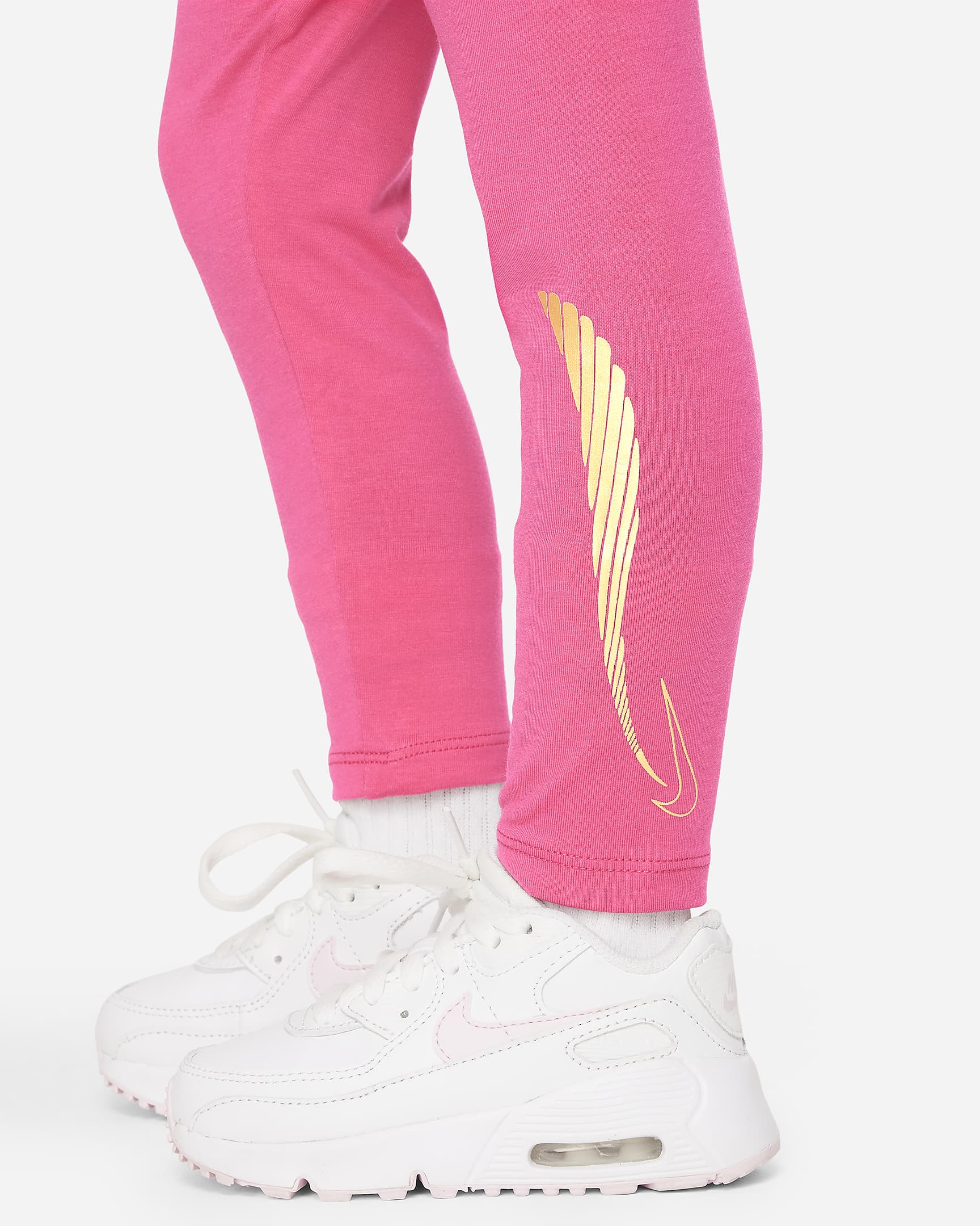 Nike Sportswear Shine Leggings Toddler Leggings - Fireberry