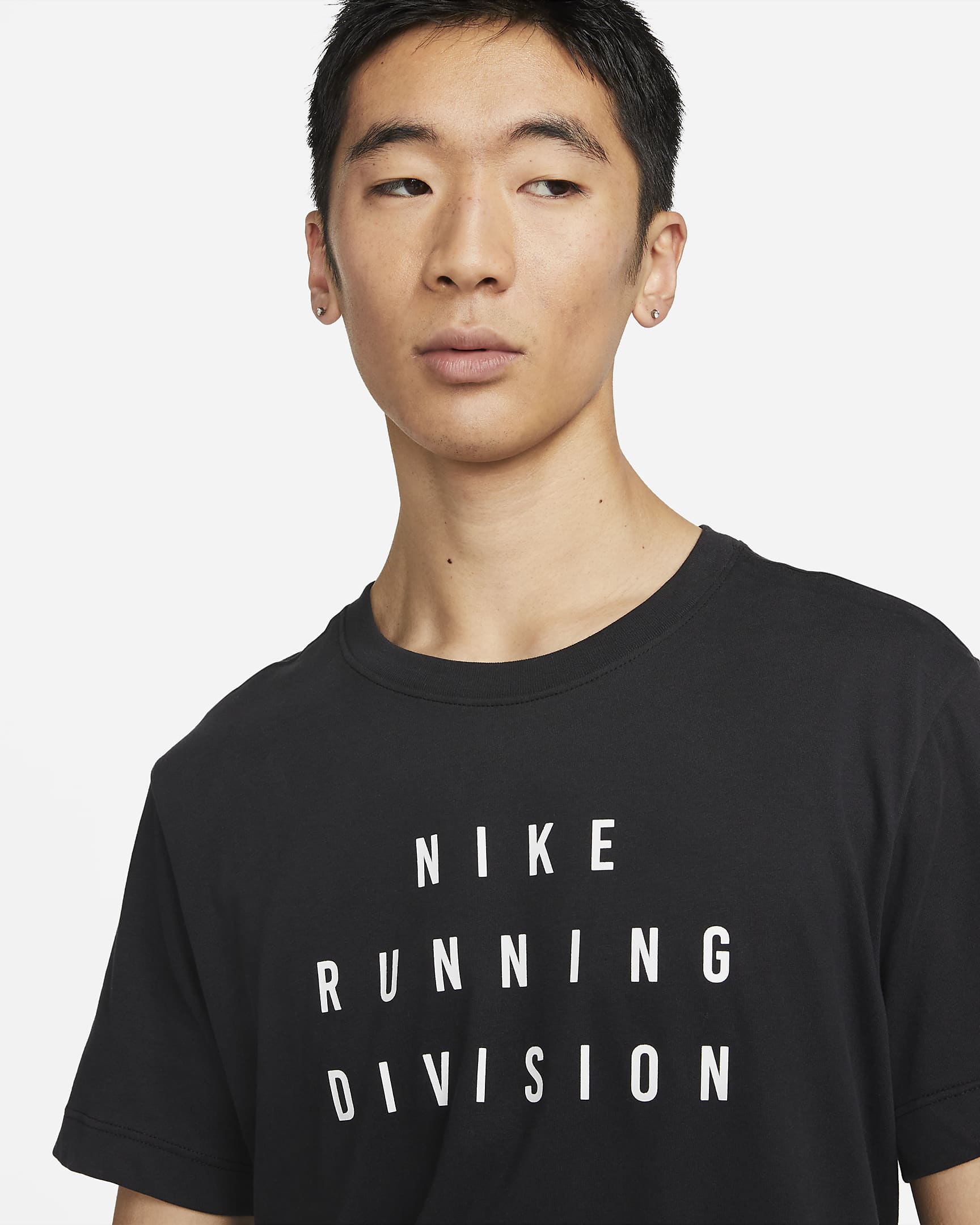 Nike Dri-FIT Run Division Men's Running T-Shirt - Black