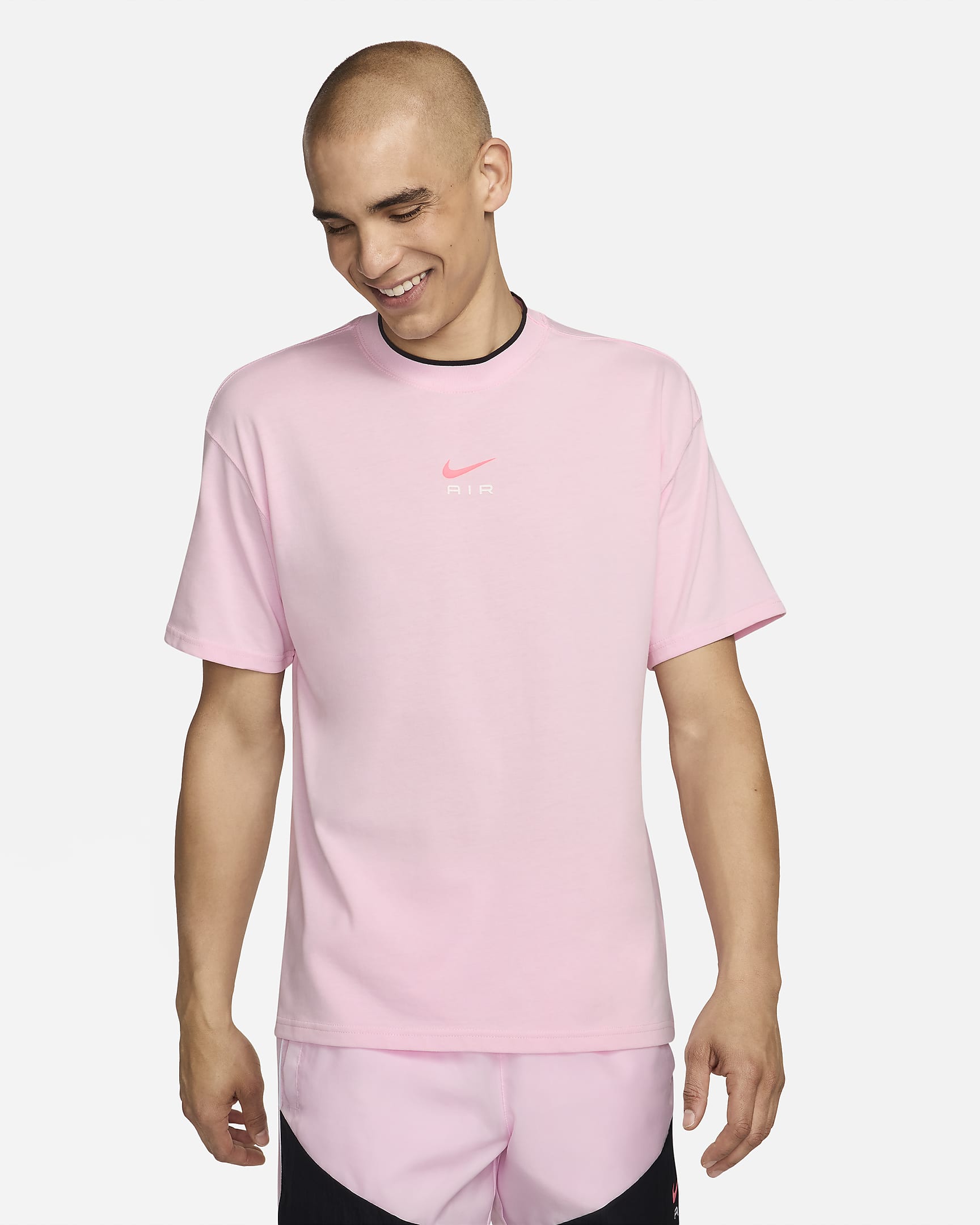 T-shirt Nike Air pour homme - Pink Foam