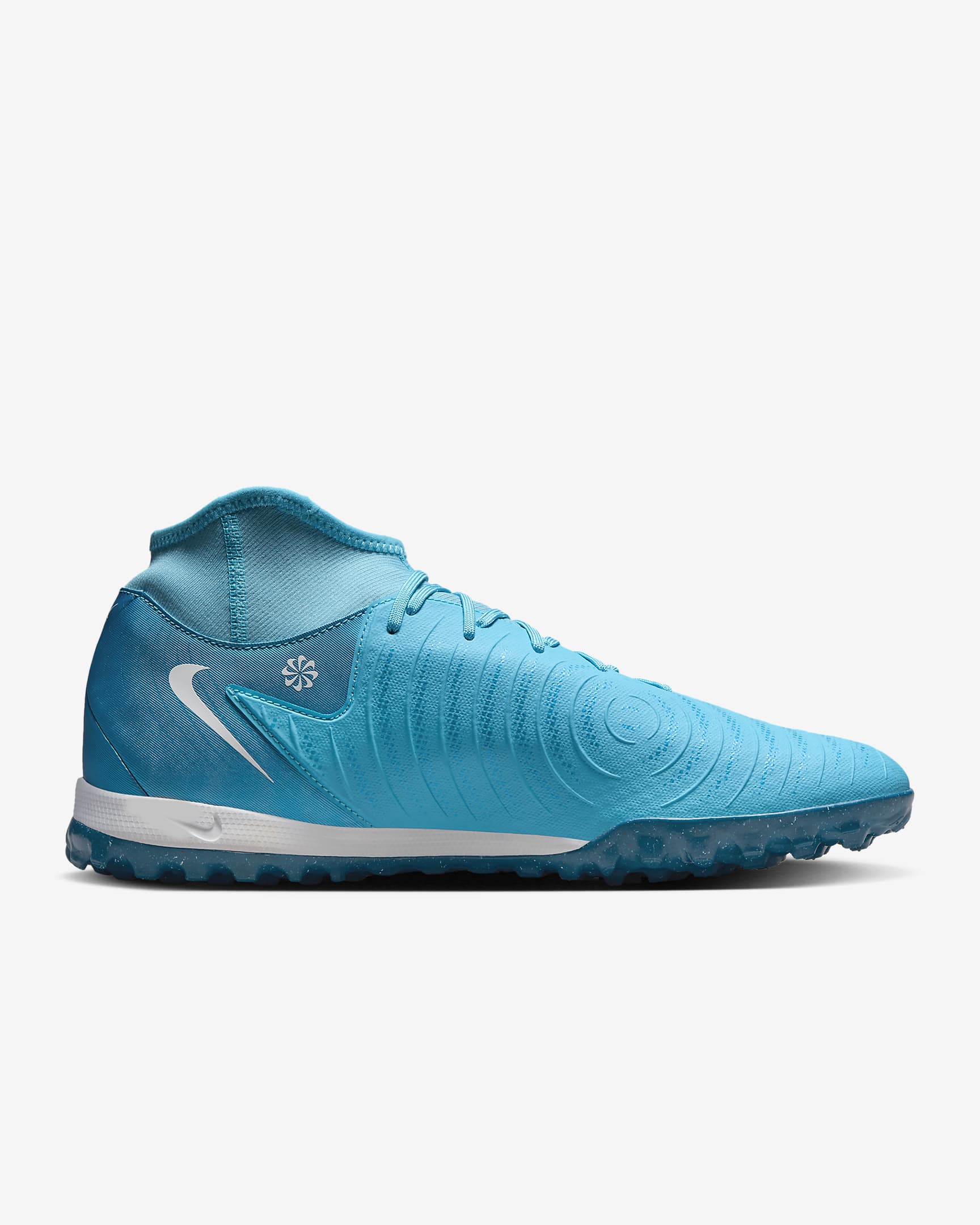 Scarpa da calcio a taglio alto Nike Phantom Luna 2 Academy TF - Blue Fury/Bianco