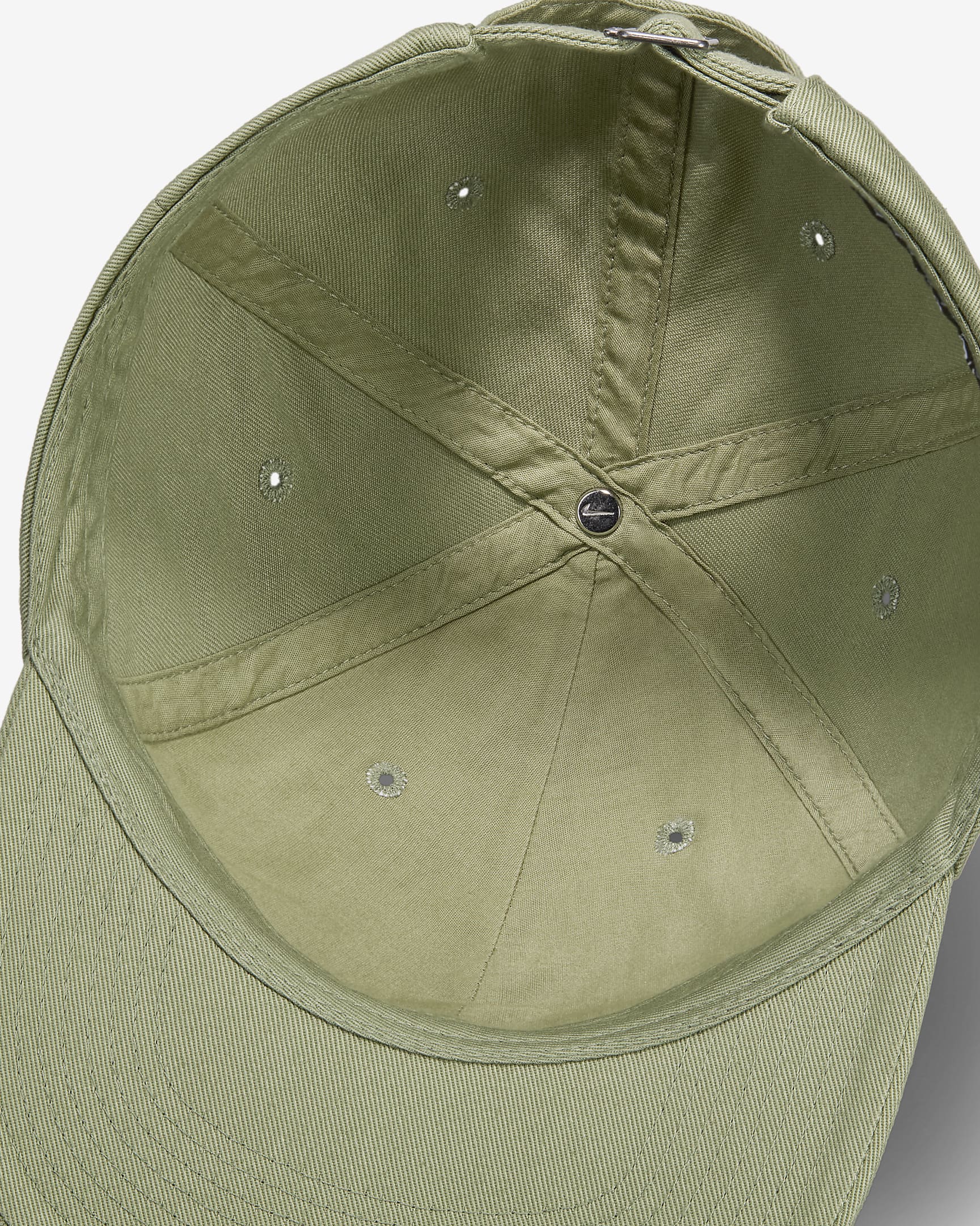 Nike Club Unstructured Flat-Bill Cap - Oil Green/Oil Green