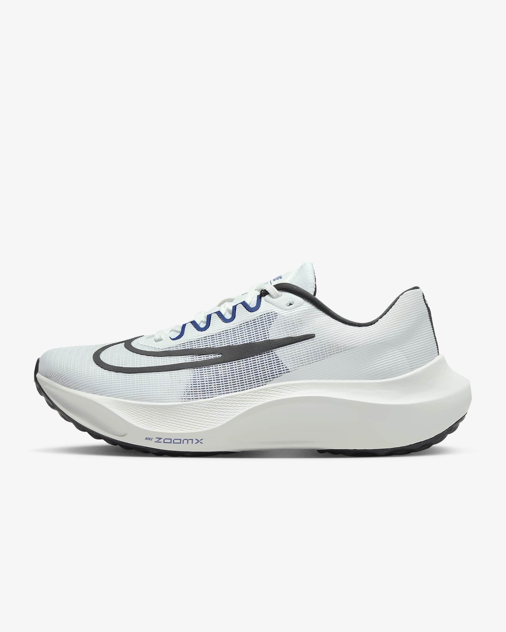 Nike Zoom Fly 5 Men's Running Shoes - White/White/Old Royal/Black
