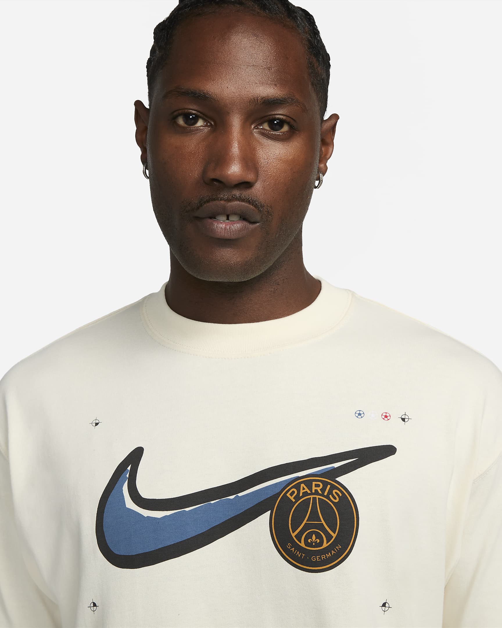 Paris Saint-Germain Max90 Men's Nike Football T-Shirt. Nike ID