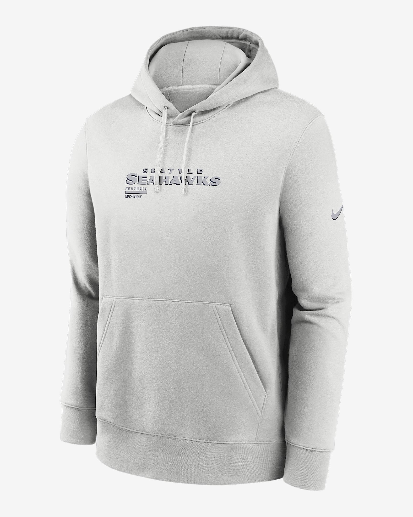 Seattle Seahawks Slot Receiver Club Men's Nike NFL Pullover Hoodie - Grey