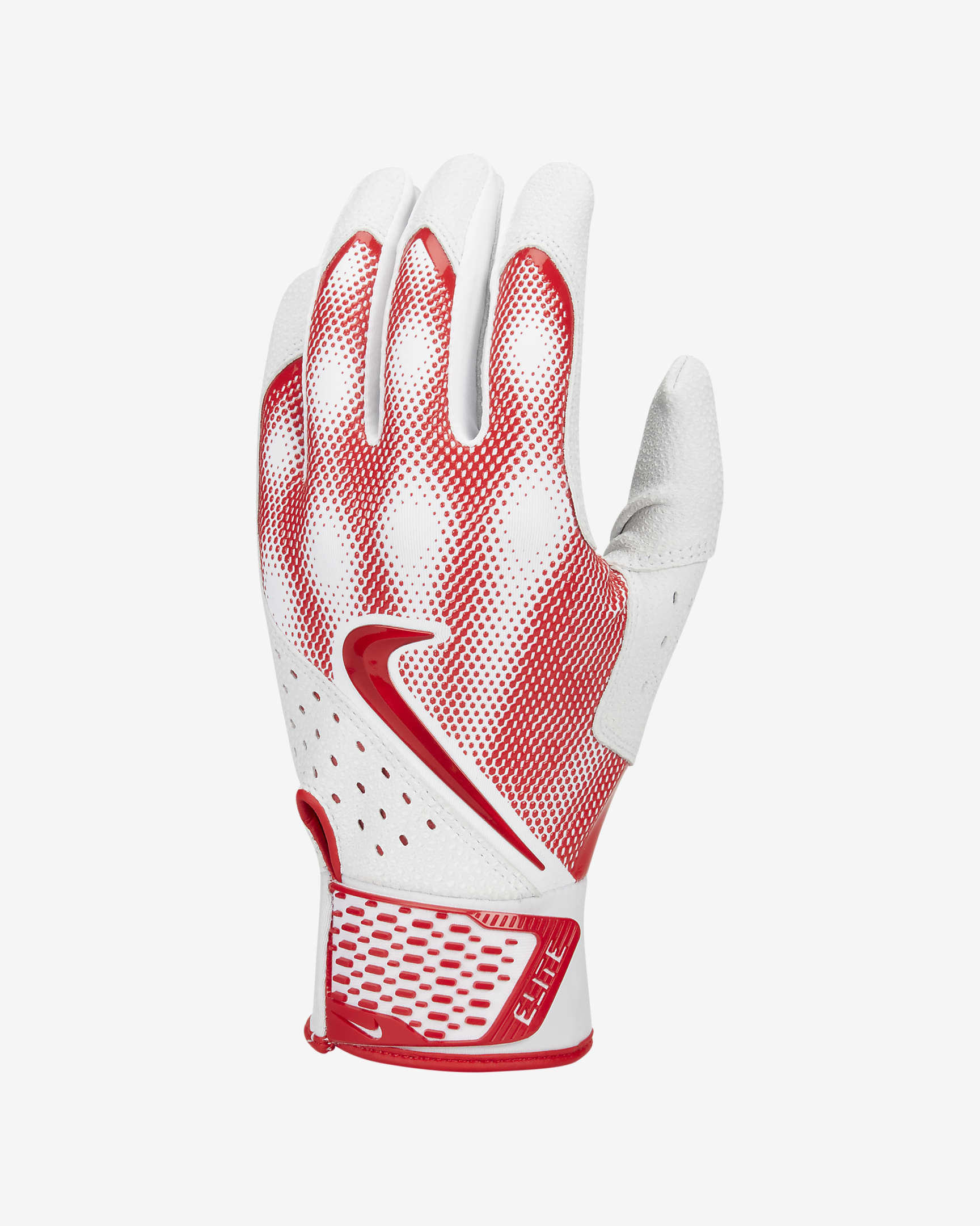 Nike Alpha Elite Baseball Batting Gloves.