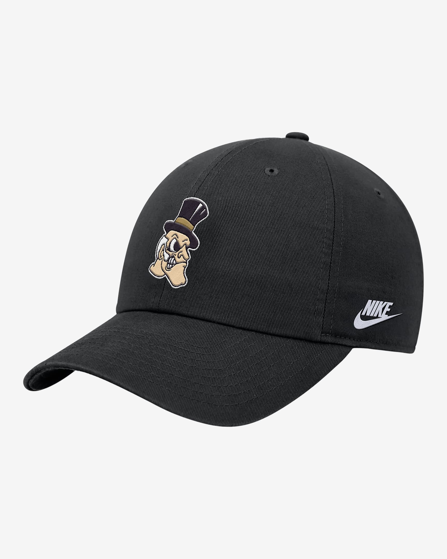 Gorra universitaria Nike Wake Forest - Negro