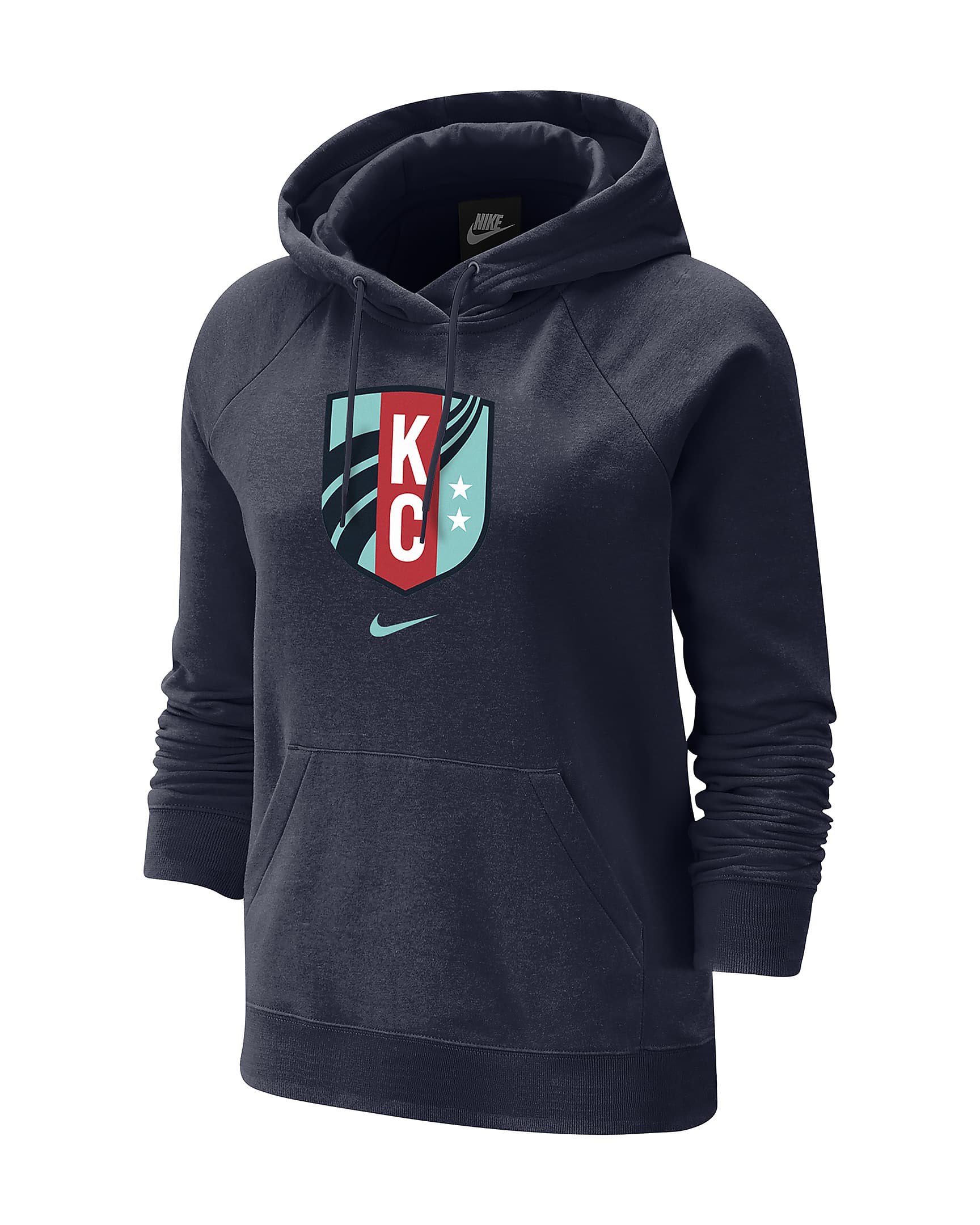 Kansas City Current Women's Nike Soccer Varsity Fleece Hoodie - Navy