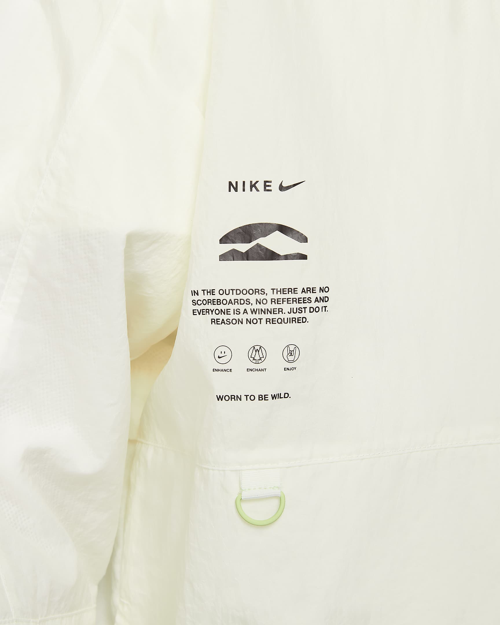 เสื้อแจ็คเก็ตมีฮู้ดผู้ชายแบบทอ Nike Sportswear - Sail