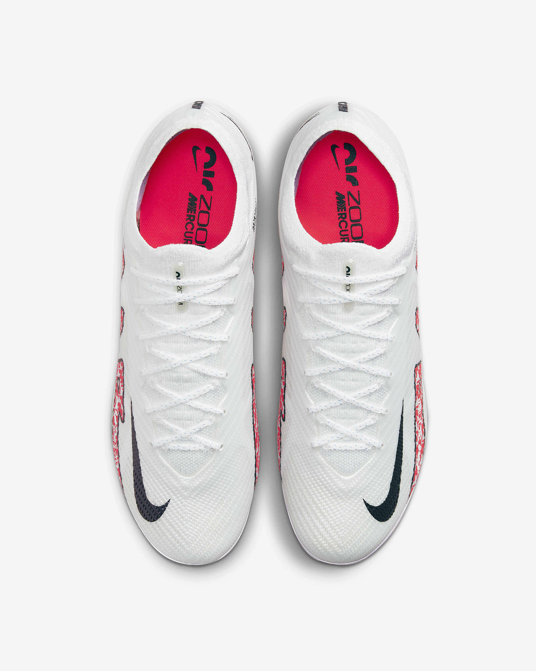 Nike Mercurial Vapor 15 Elite Firm-Ground Low-Top Football Boot - White/Coconut Milk/Bright Crimson/Off-Noir