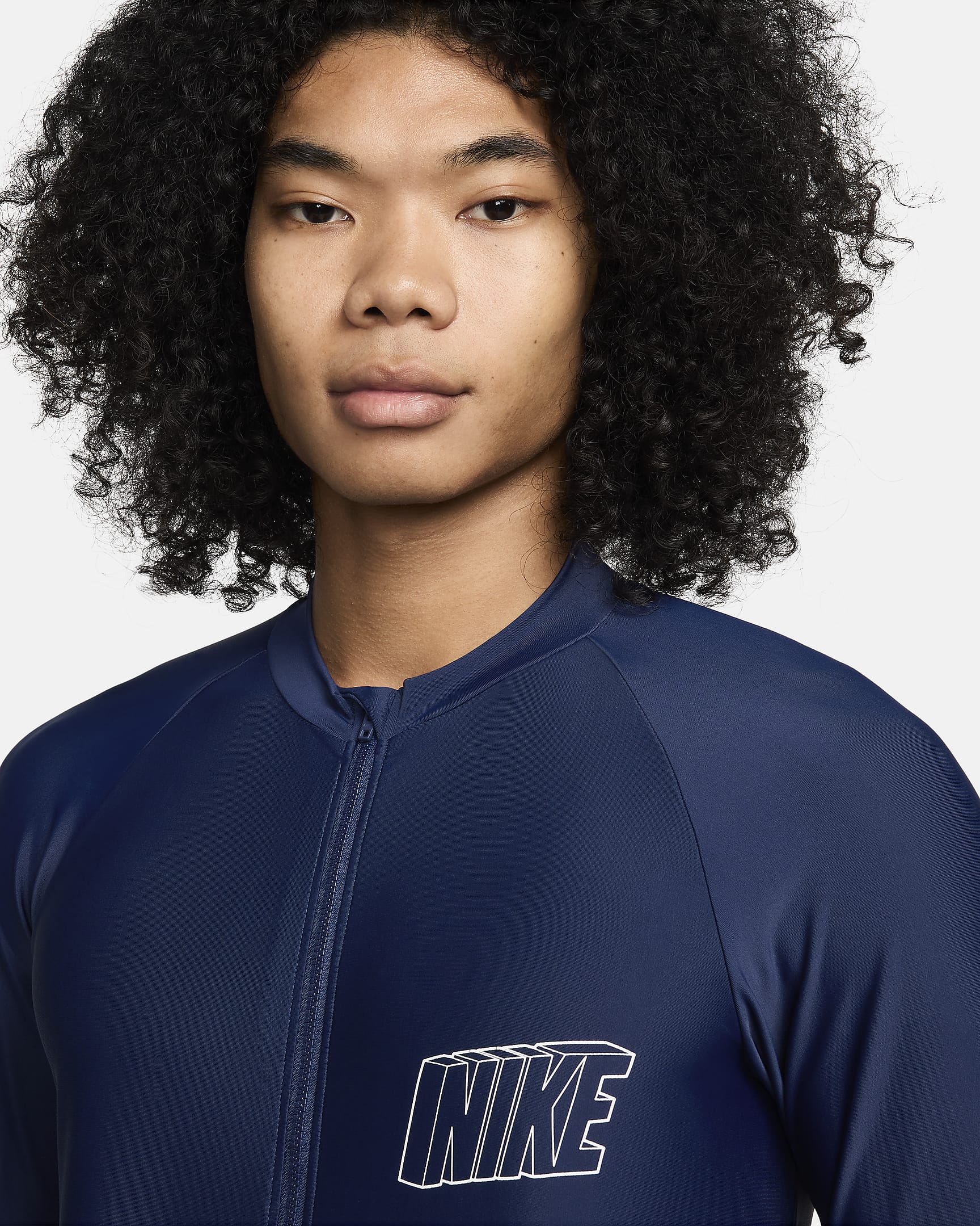 Nike Swim 3D Men's LongSleeve FullZip Hydroguard.