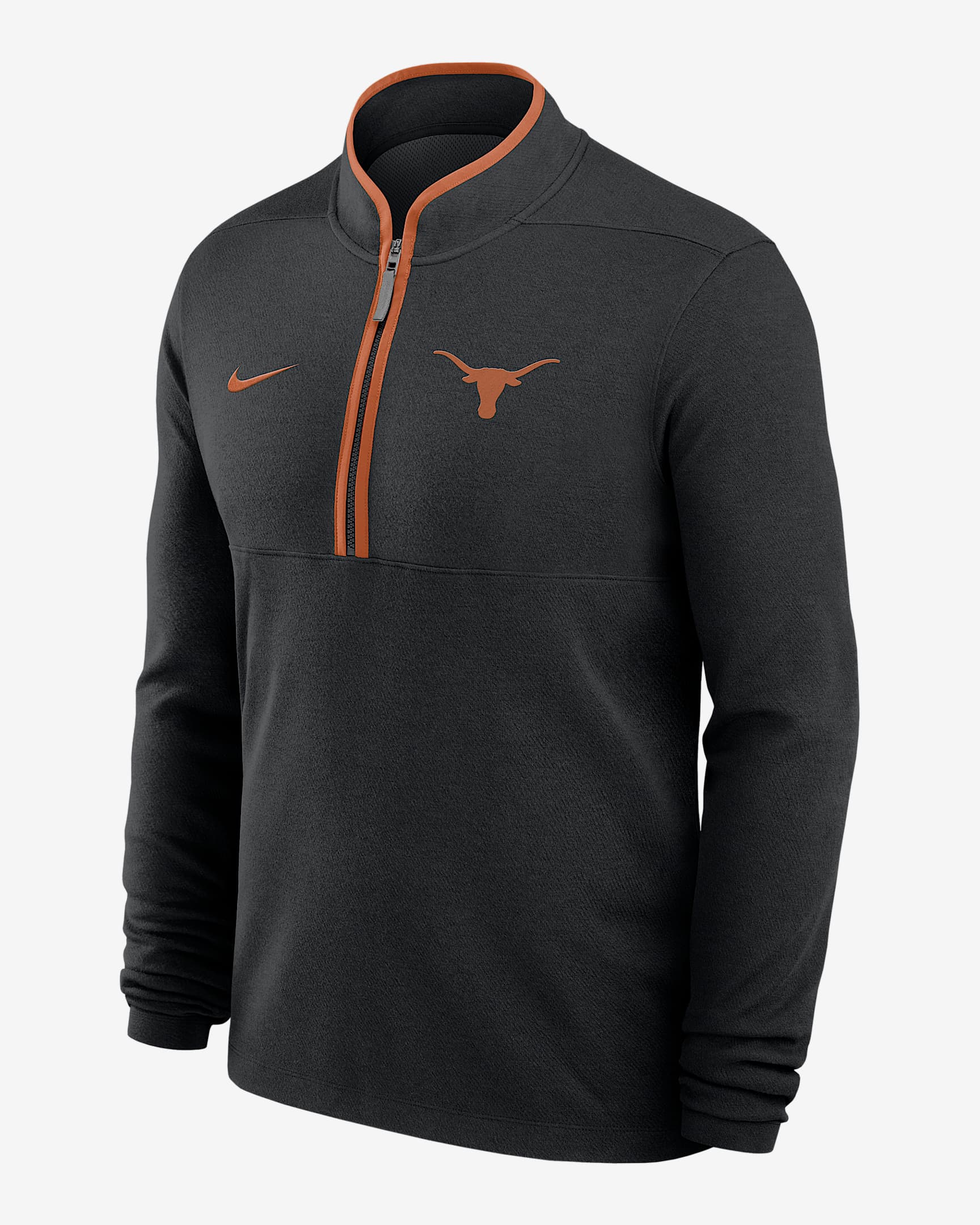 Texas Victory Men's Nike Dri-FIT College 1/2-Zip Long-Sleeve Top - Black