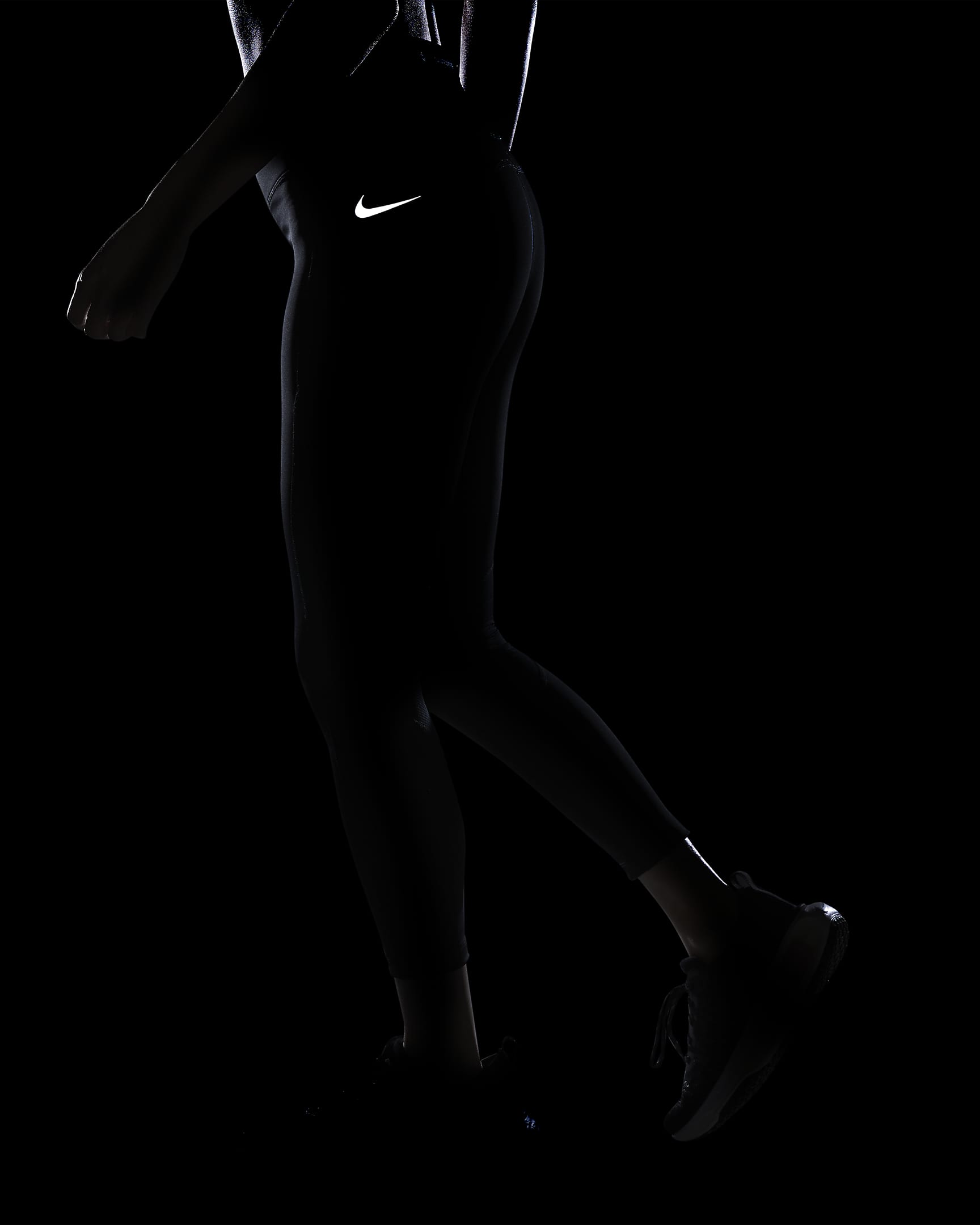 Nike Fast Women's Mid-Rise 7/8 Running Leggings with Pockets - Black