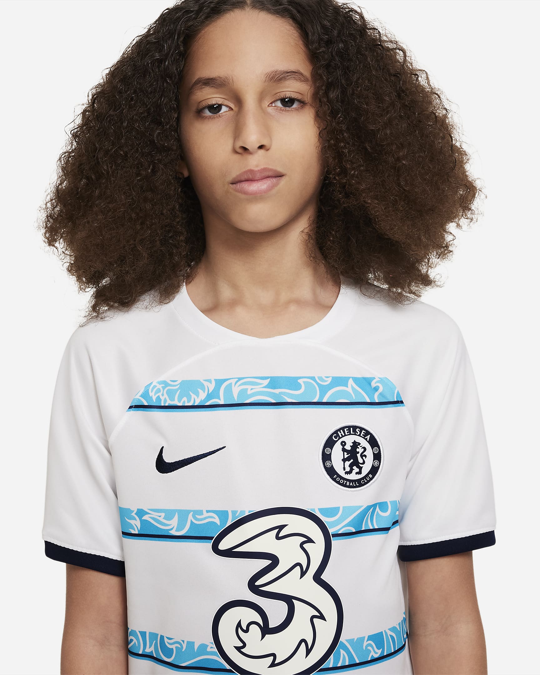 Chelsea F.C. 2022/23 Stadium Away Older Kids' Nike DriFIT Football Shirt. Nike UK