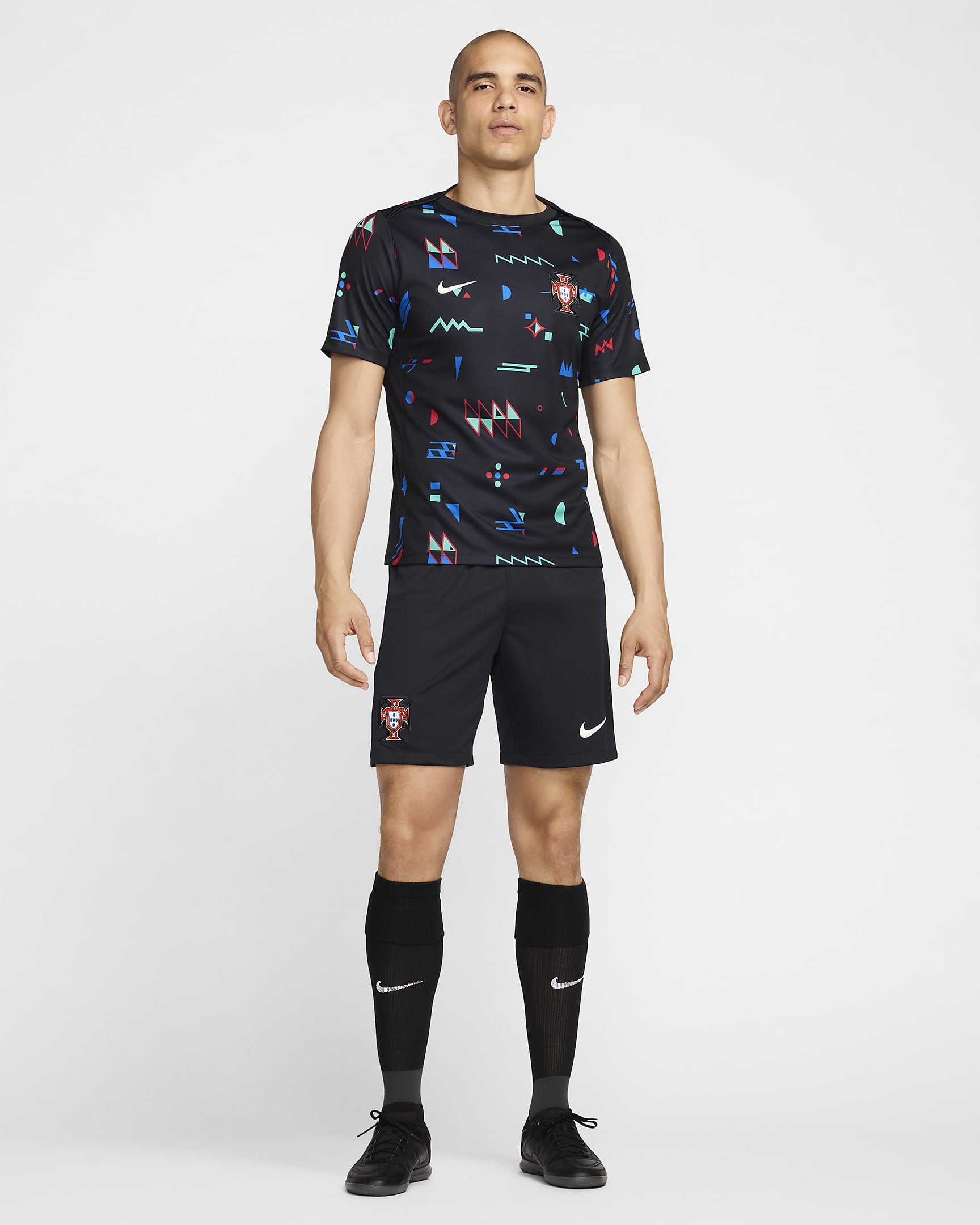 Portugal 2024 Stadium Away Nike Replica Fußballshorts mit Dri-FIT-Technologie für Herren - Pitch Blue/Sail