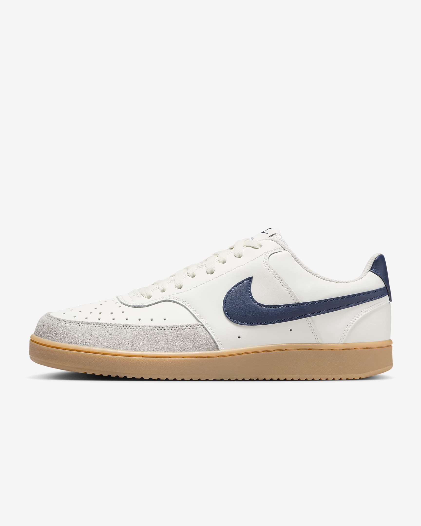 Nike Court Vision Low Men's Shoes - Sail/Gum Light Brown/Light Iron Ore/Midnight Navy