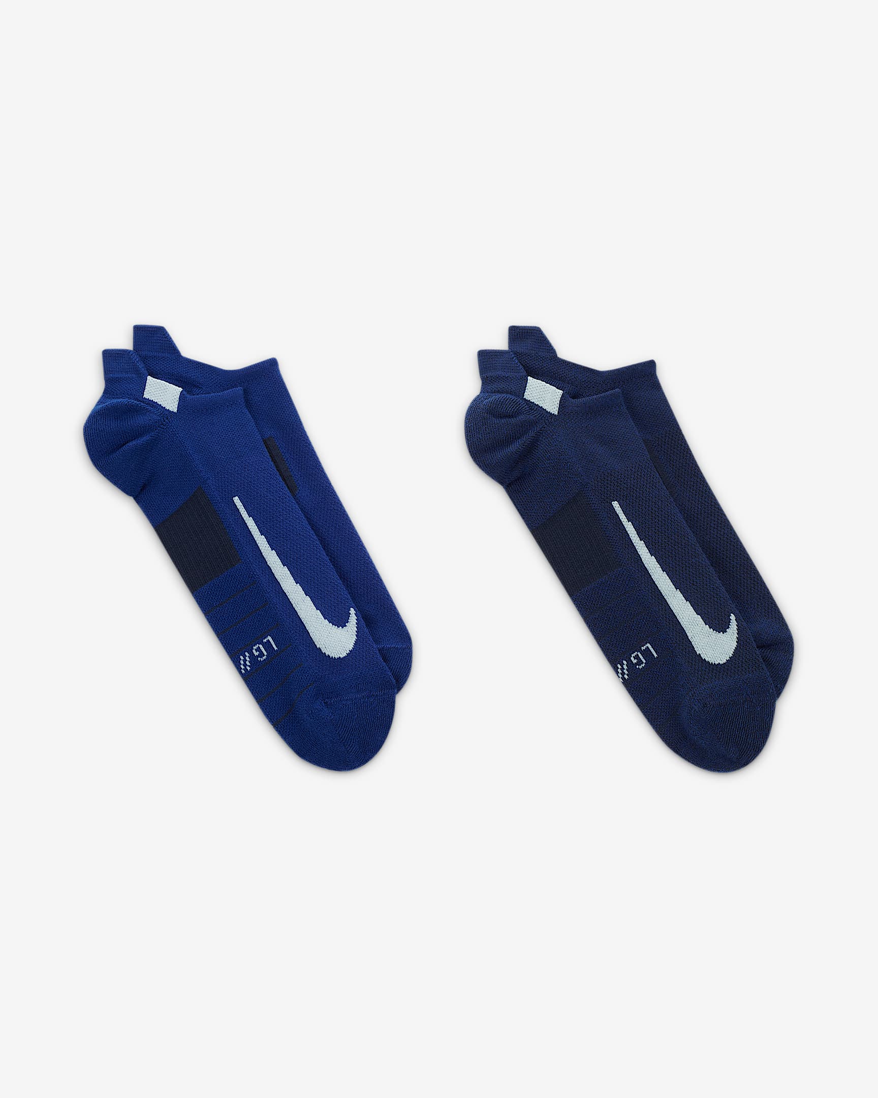 Nike Multiplier Running NoShow Socks (2 Pairs). Nike LU