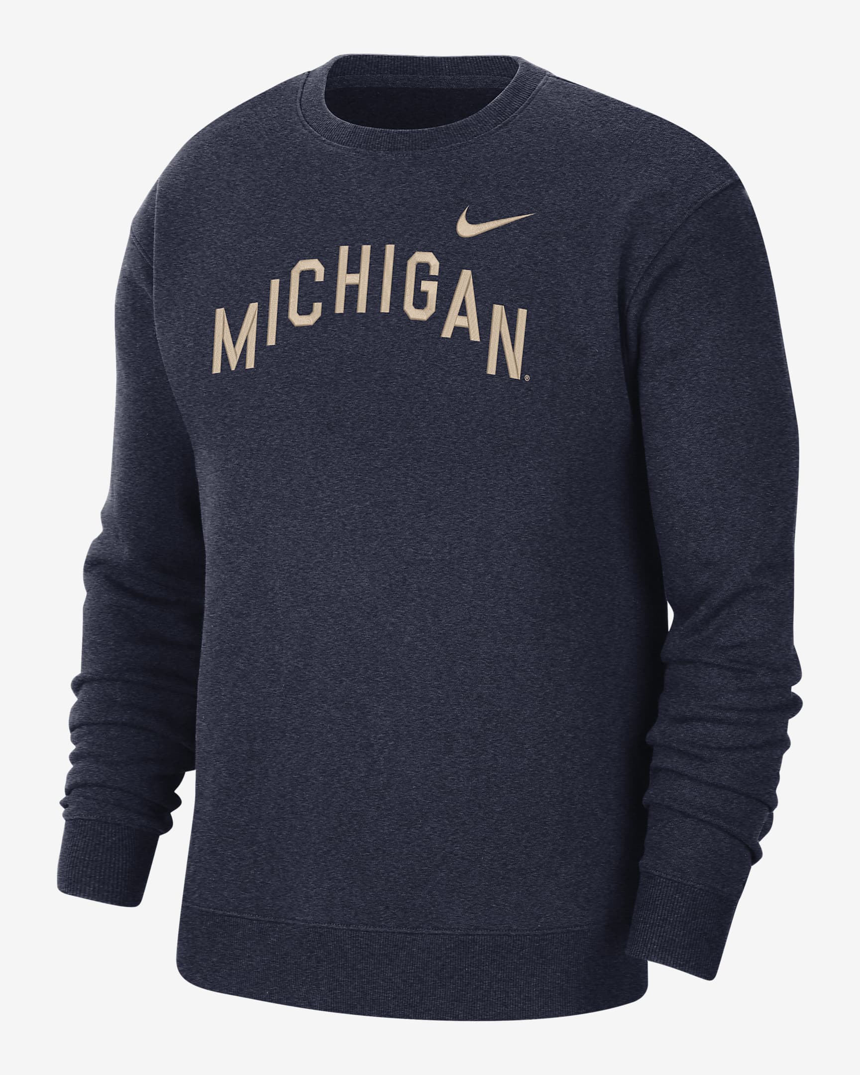 Michigan Men's Nike College Crew-Neck Sweatshirt. Nike.com