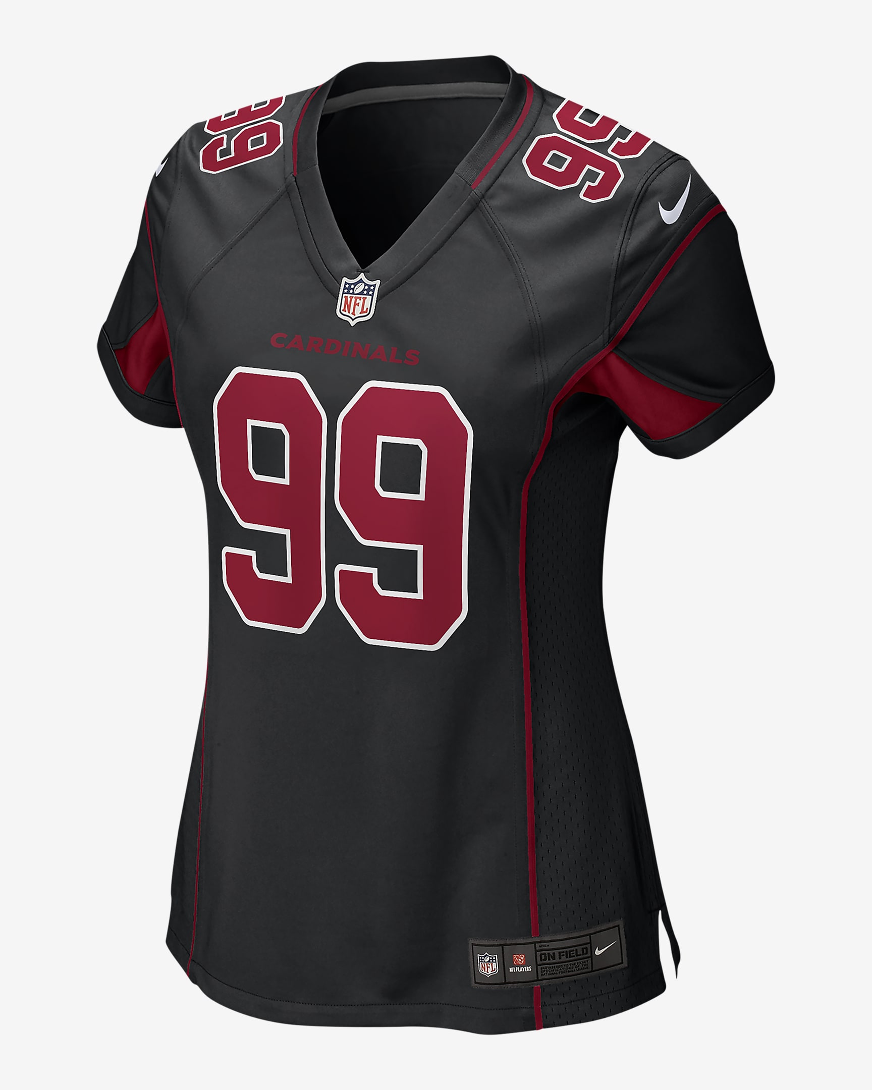 Jersey de fútbol americano Game para hombre (J.J. Watt) Camiseta de fútbol americano para mujer - Negro