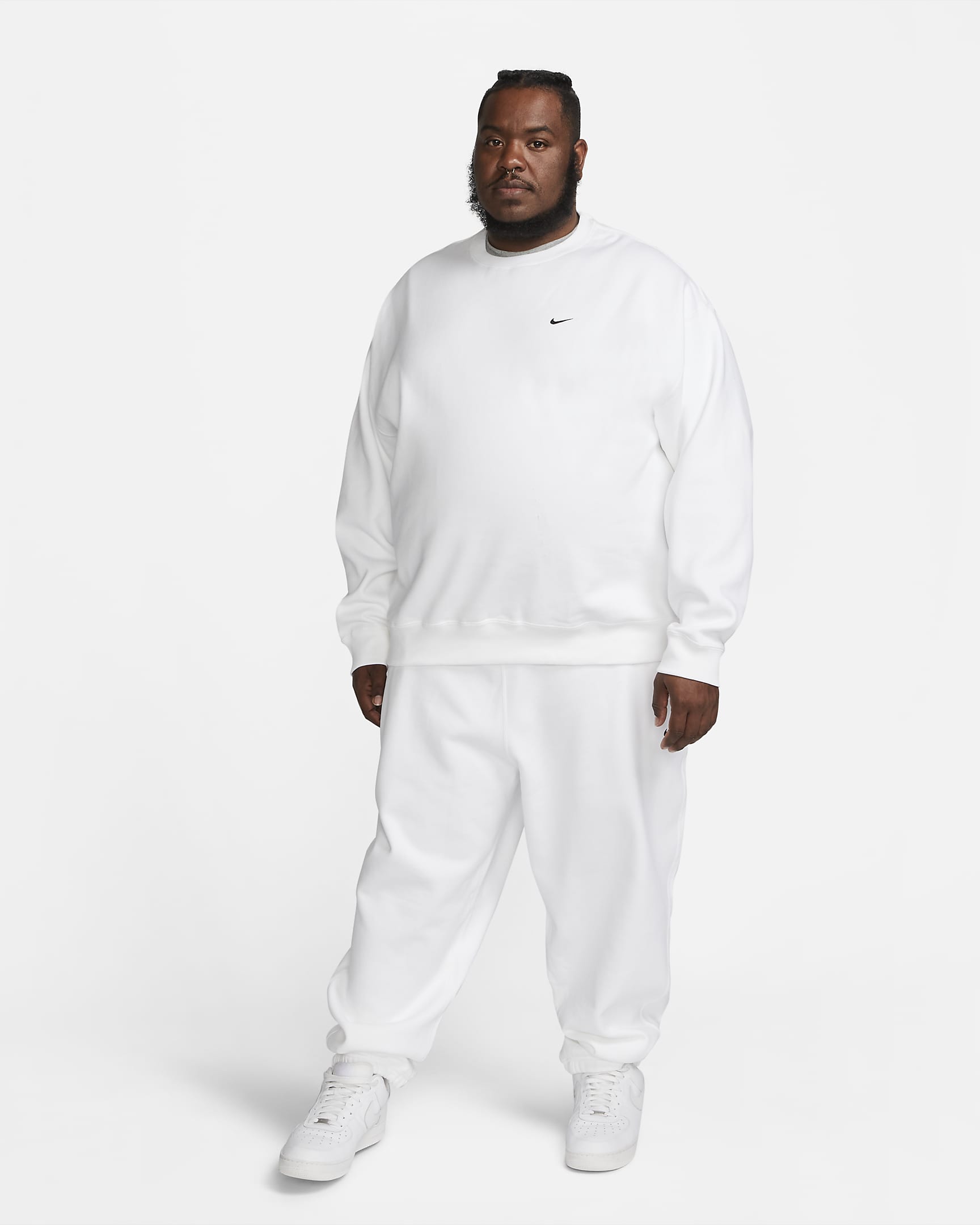 Nike Solo Swoosh Men's Fleece Crew. Nike UK