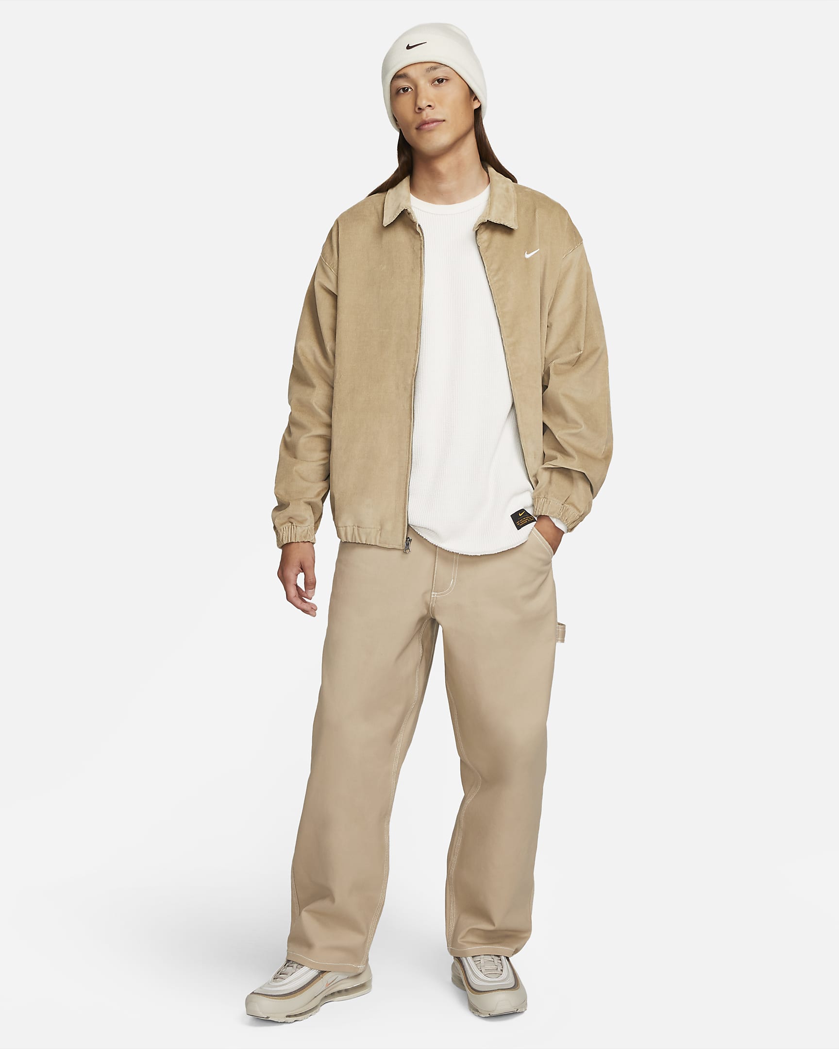 Nike Life Men's Carpenter Trousers - Khaki/Khaki