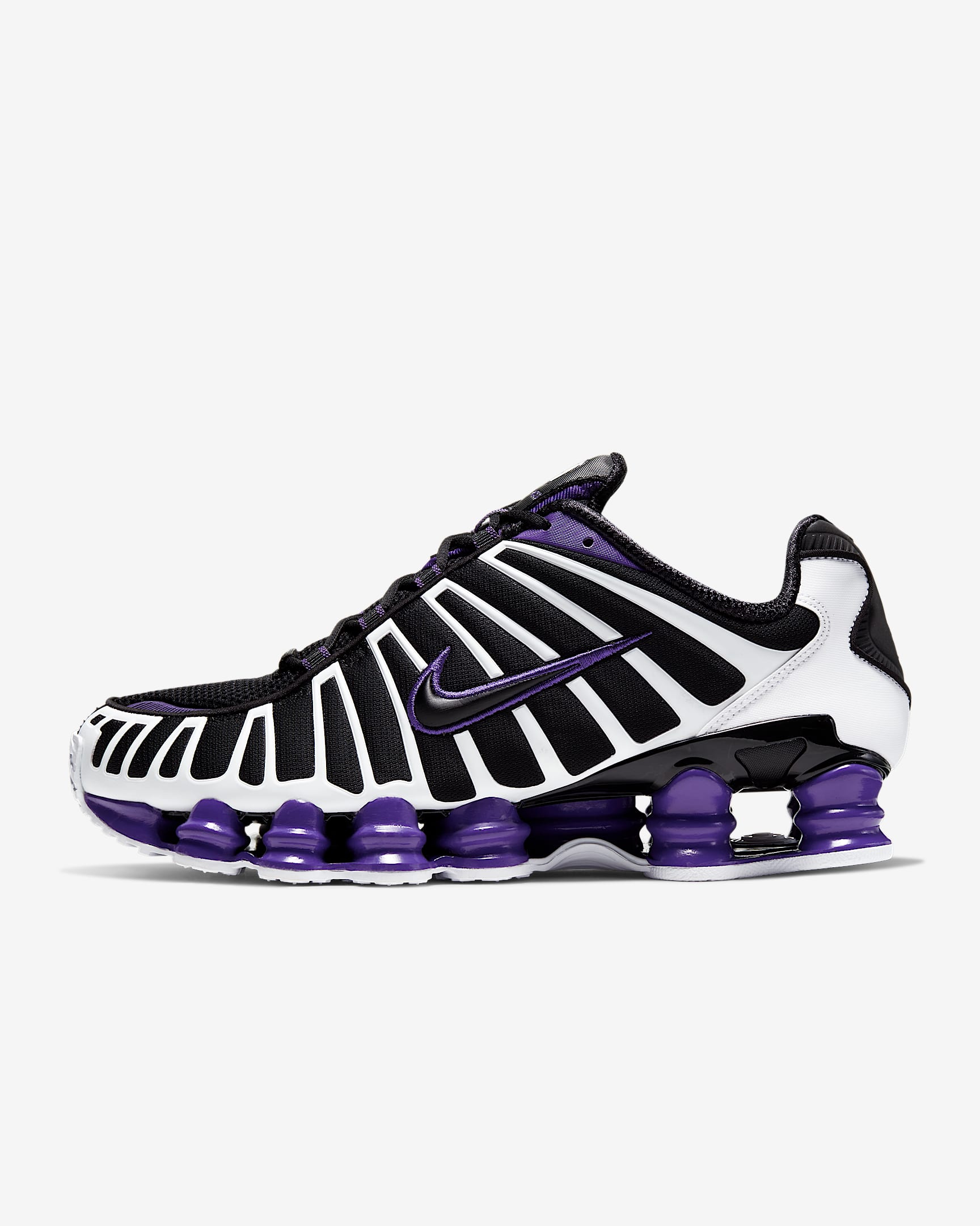 Nike Shox TL Men's Shoes - Black/White/Court Purple