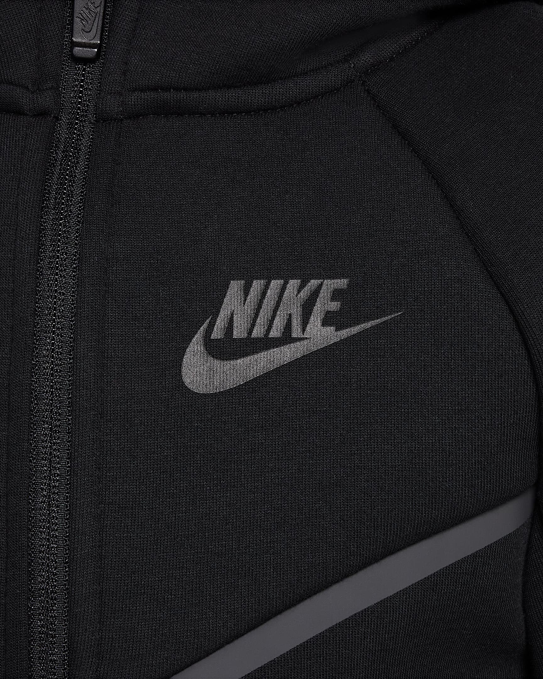 Nike Sportswear Little Kids' Tech Fleece 2-Piece Full-Zip Set - Black