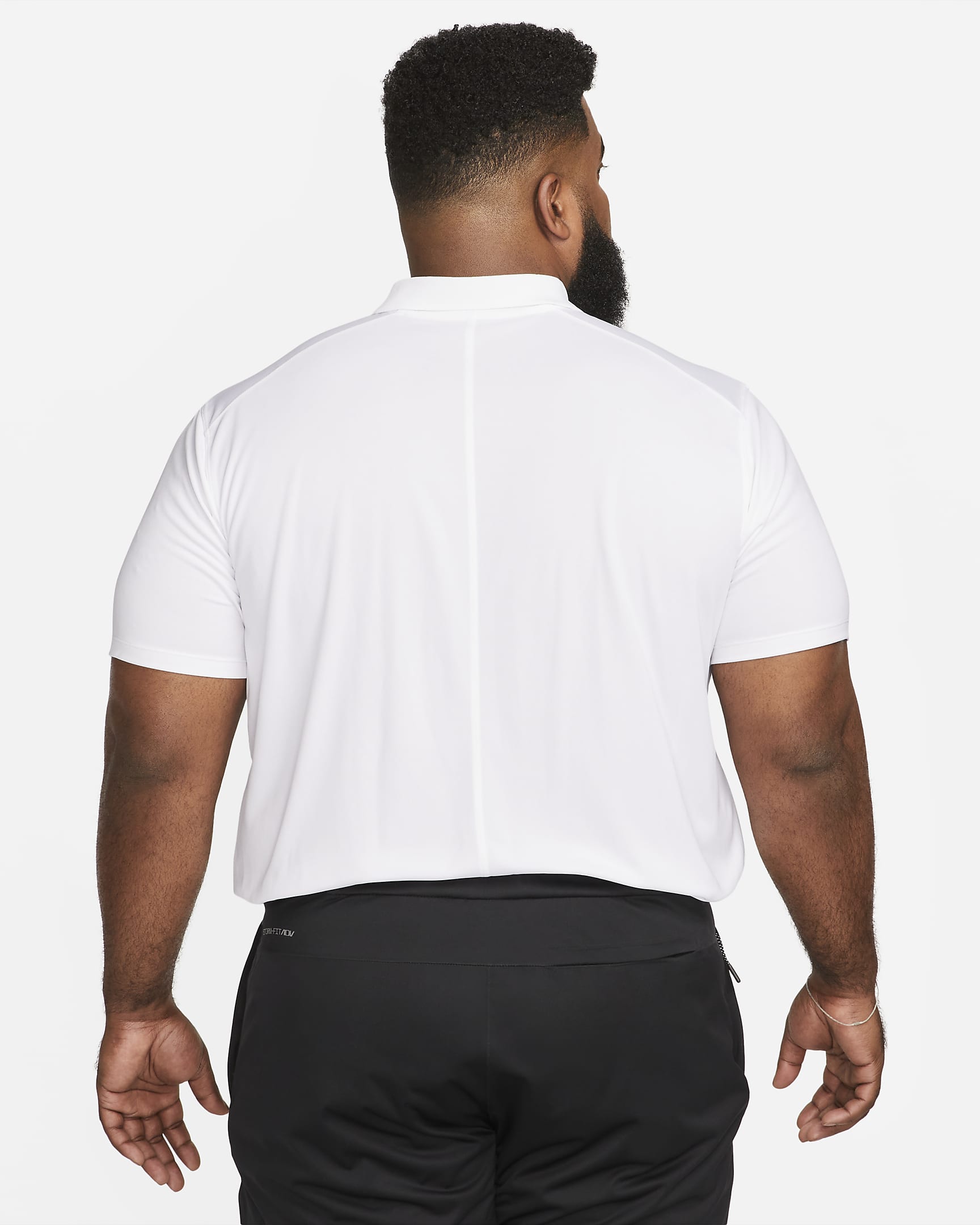 Nike Dri-FIT Victory férfi golfpóló - Fehér/Fekete