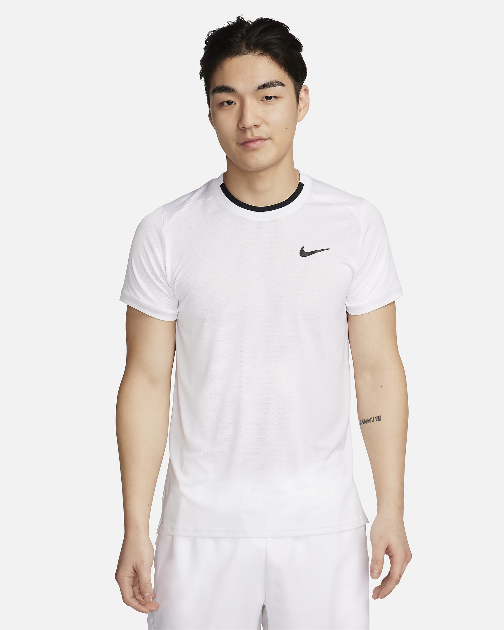 NikeCourt Advantage Men's Top - White/Black