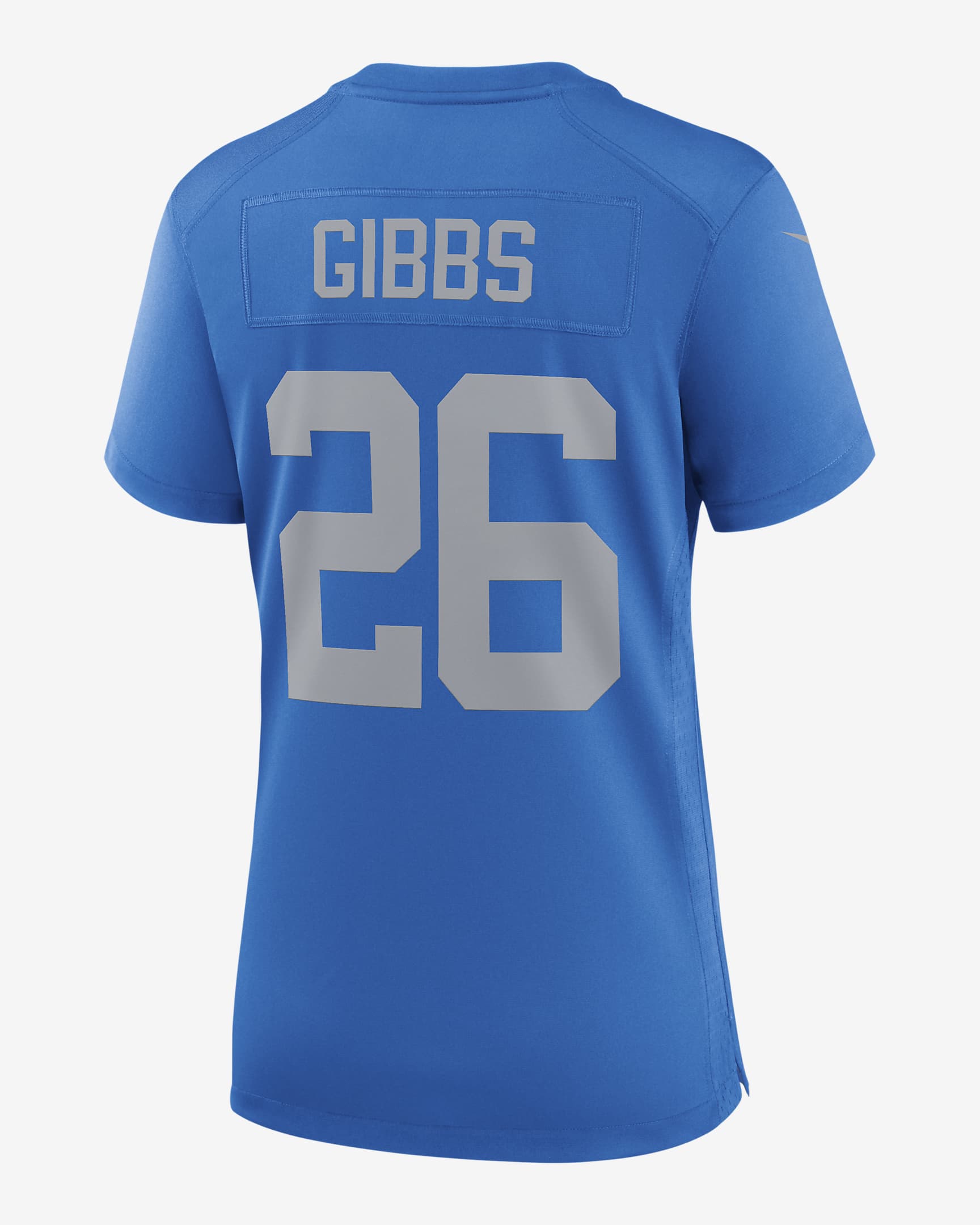 Jahmyr Gibbs Detroit Lions Women's Nike NFL Game Football Jersey - Blue