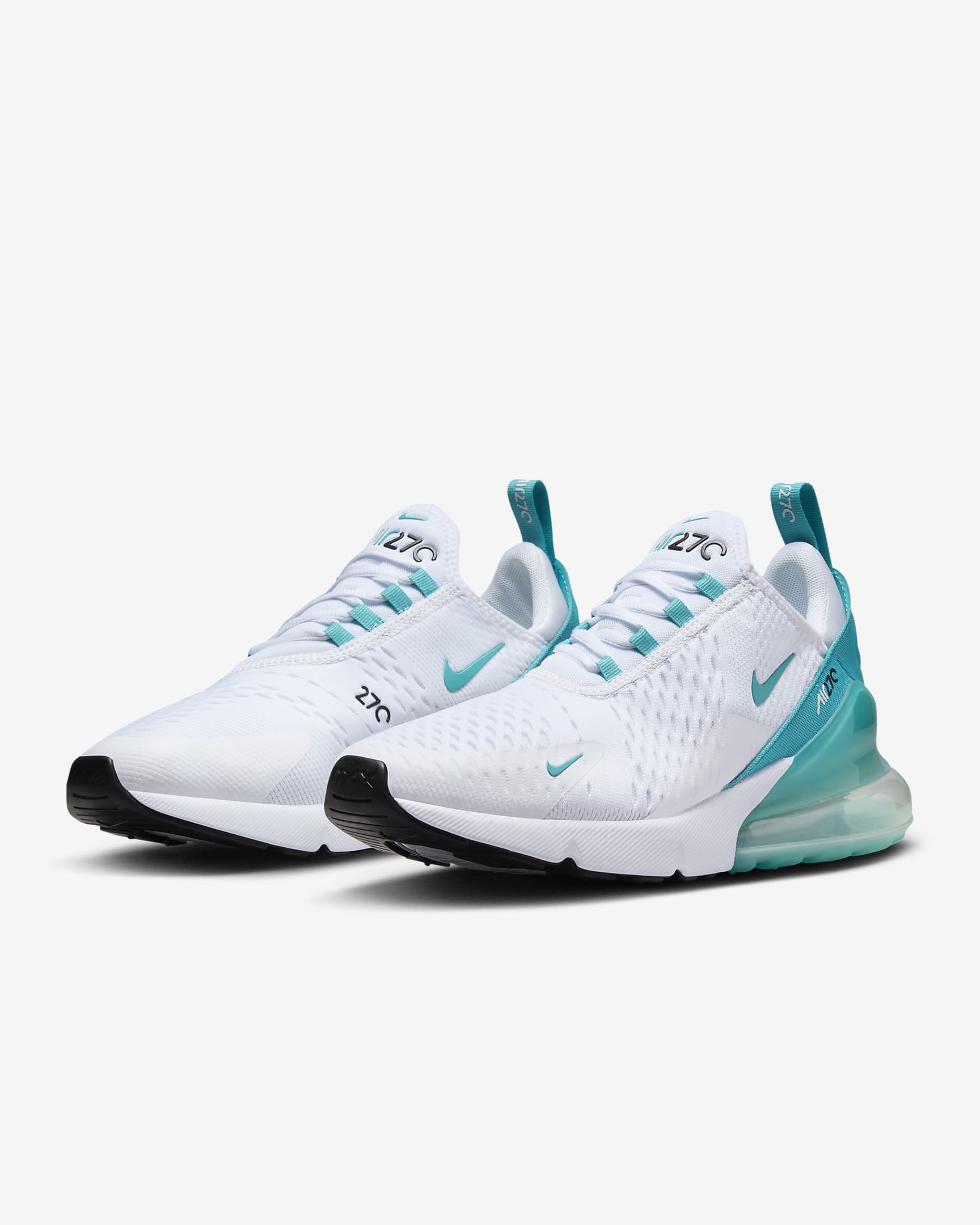 Nike Air Max 270 Women's Shoes - White/Dusty Cactus/Black/Dusty Cactus