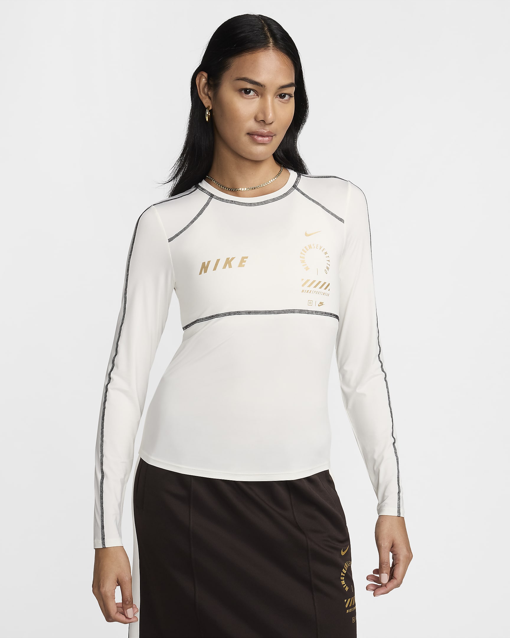 Nike Sportswear Women's Long-Sleeve Top - Sail