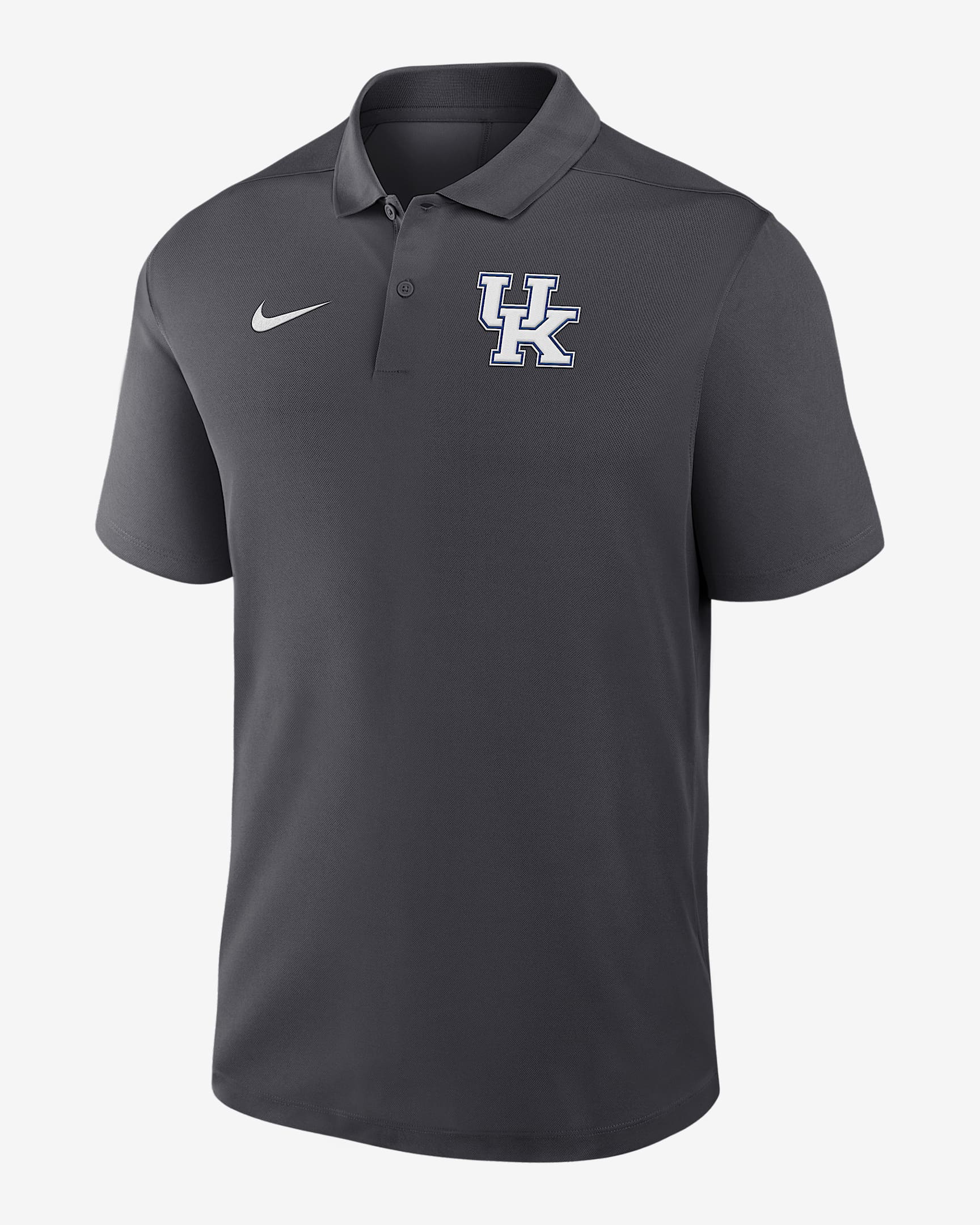 Kentucky Primetime Victory Primary Logo Men's Nike Dri-FIT College Polo - Anthracite