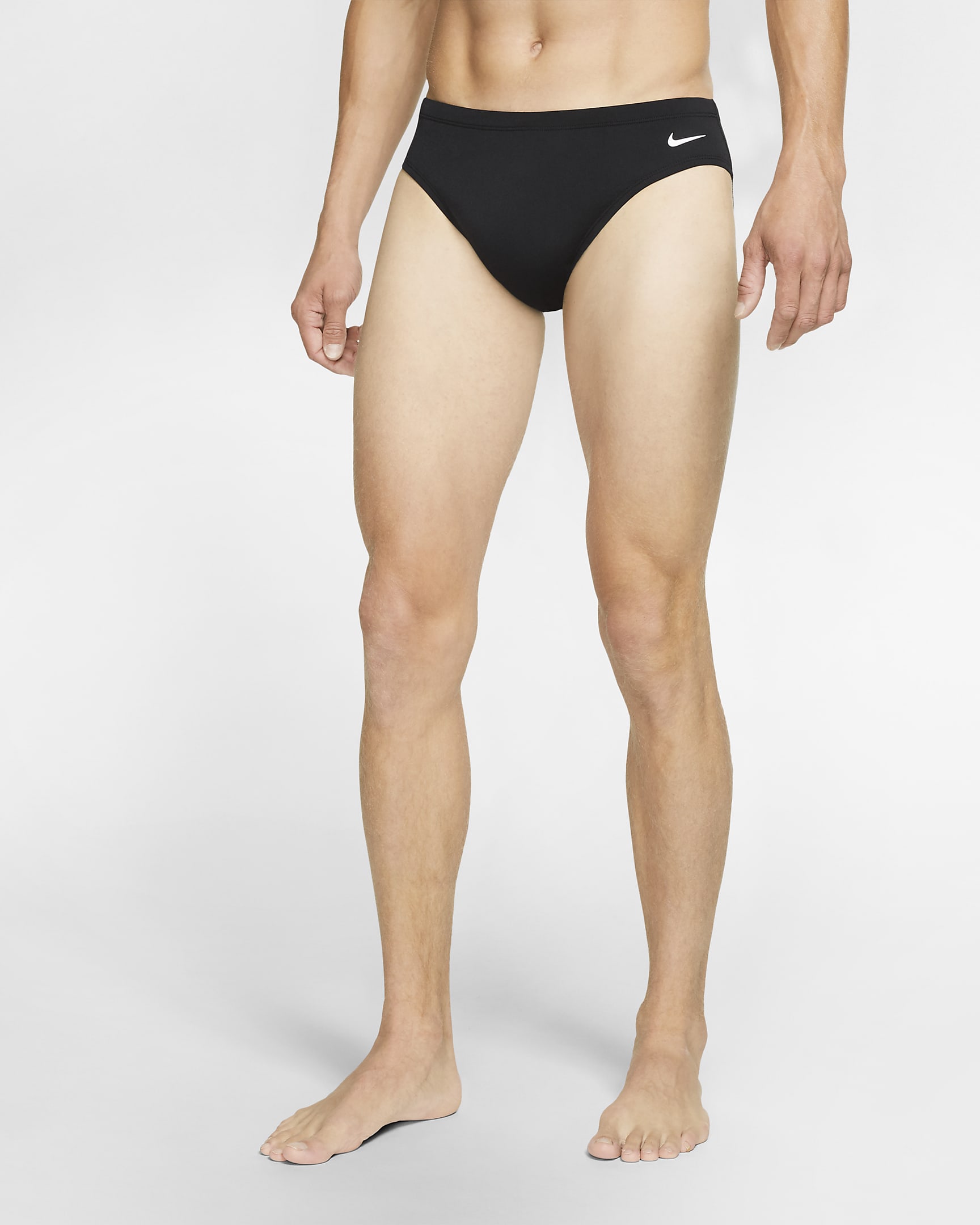 Nike Solid Bañador tipo eslip - Hombre - Negro/Negro/Blanco