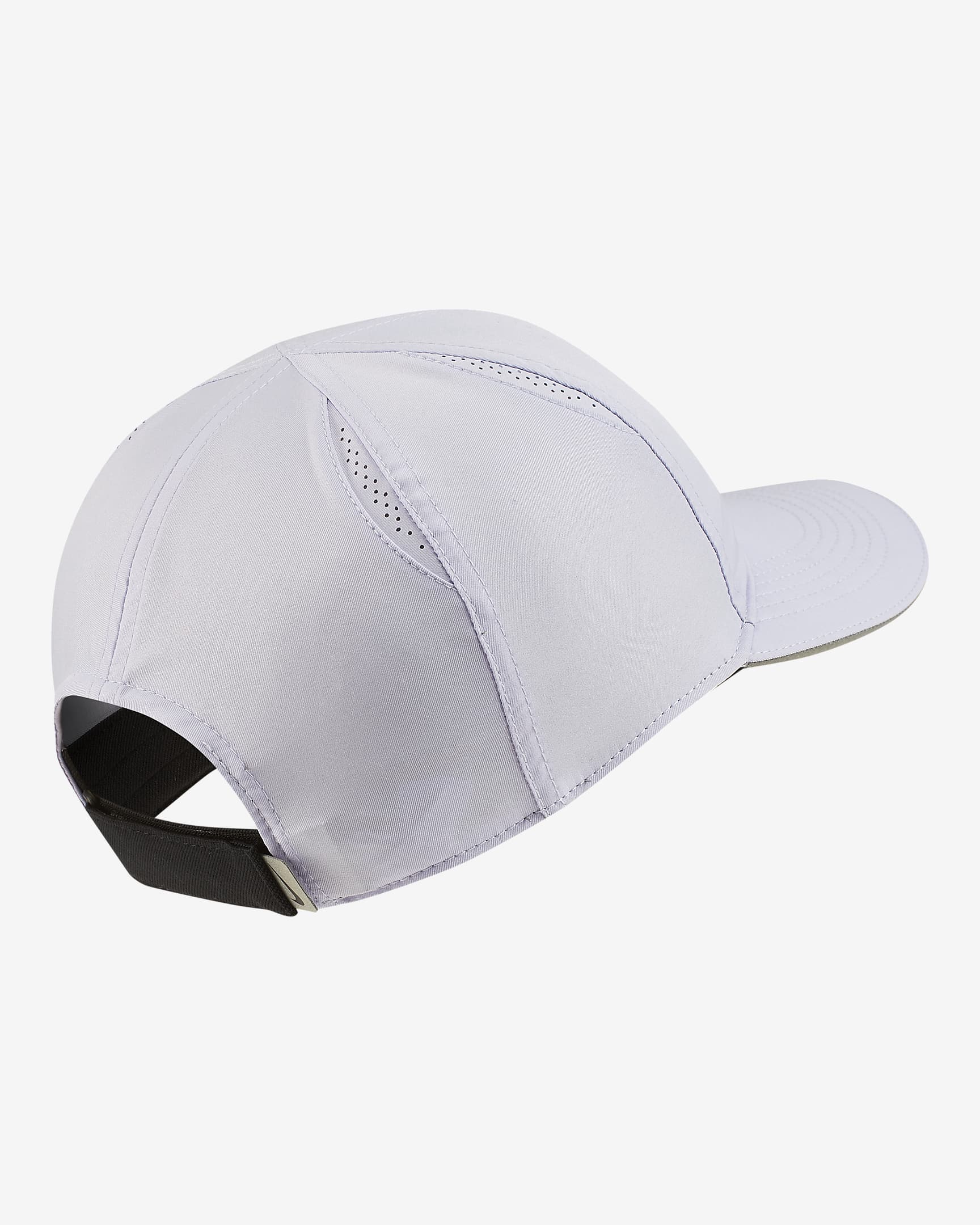 Gorra de running para mujer Nike Dri-FIT Aerobill Featherlight - Blanco