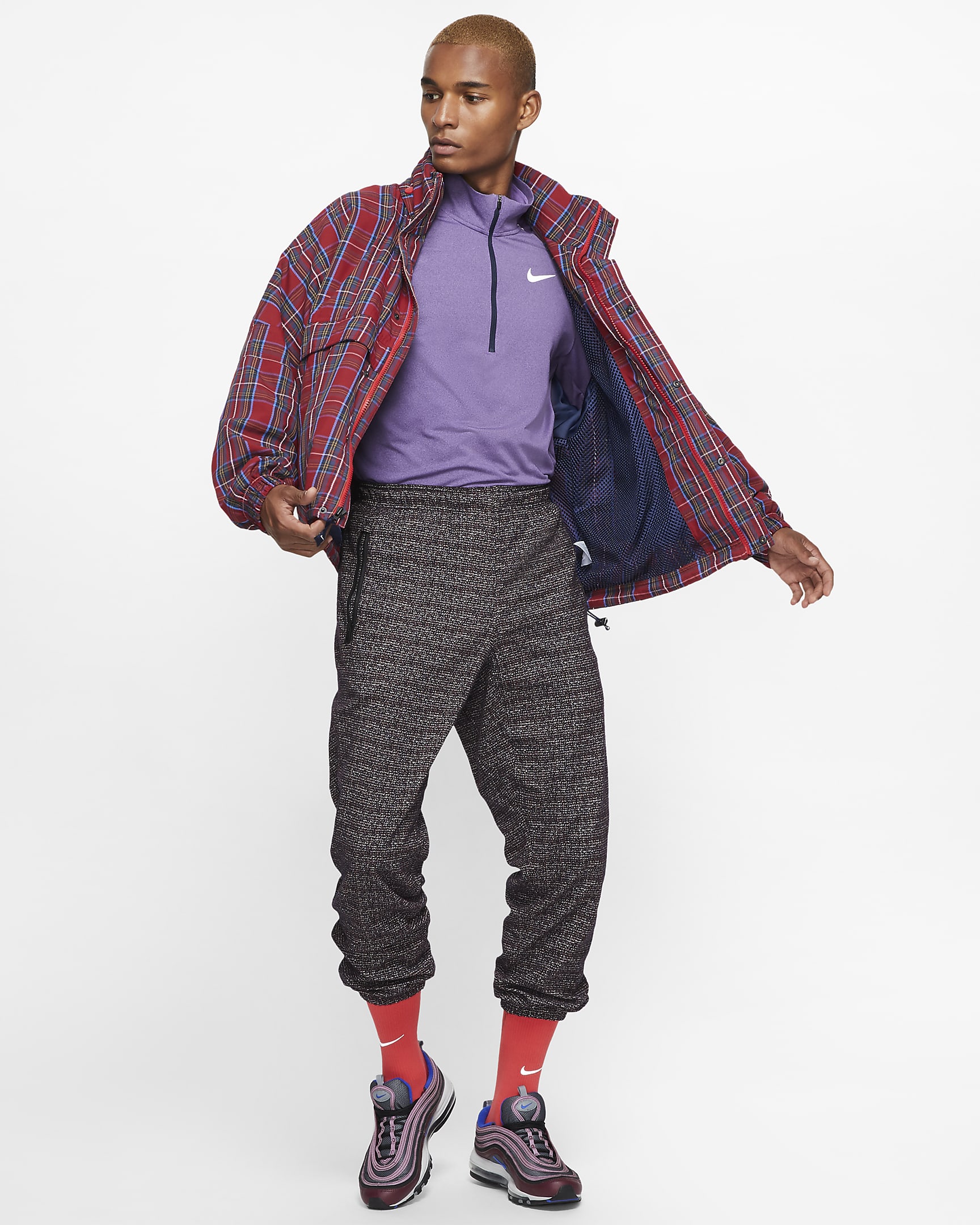 Nike Men's Plaid Jacket. Nike JP