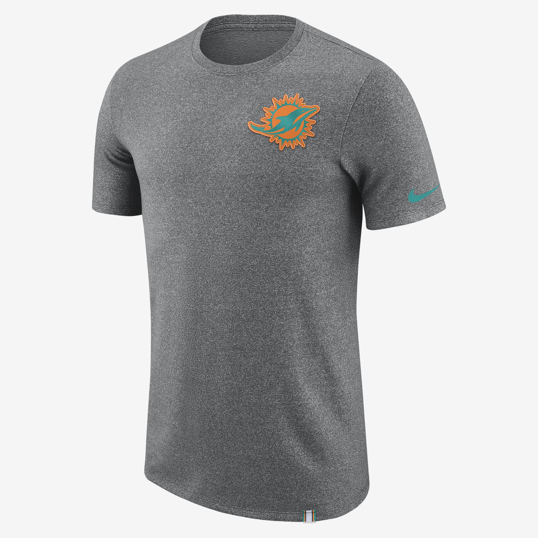 Nike Dry Marled Patch (NFL Dolphins) Men's T-Shirt. Nike DK