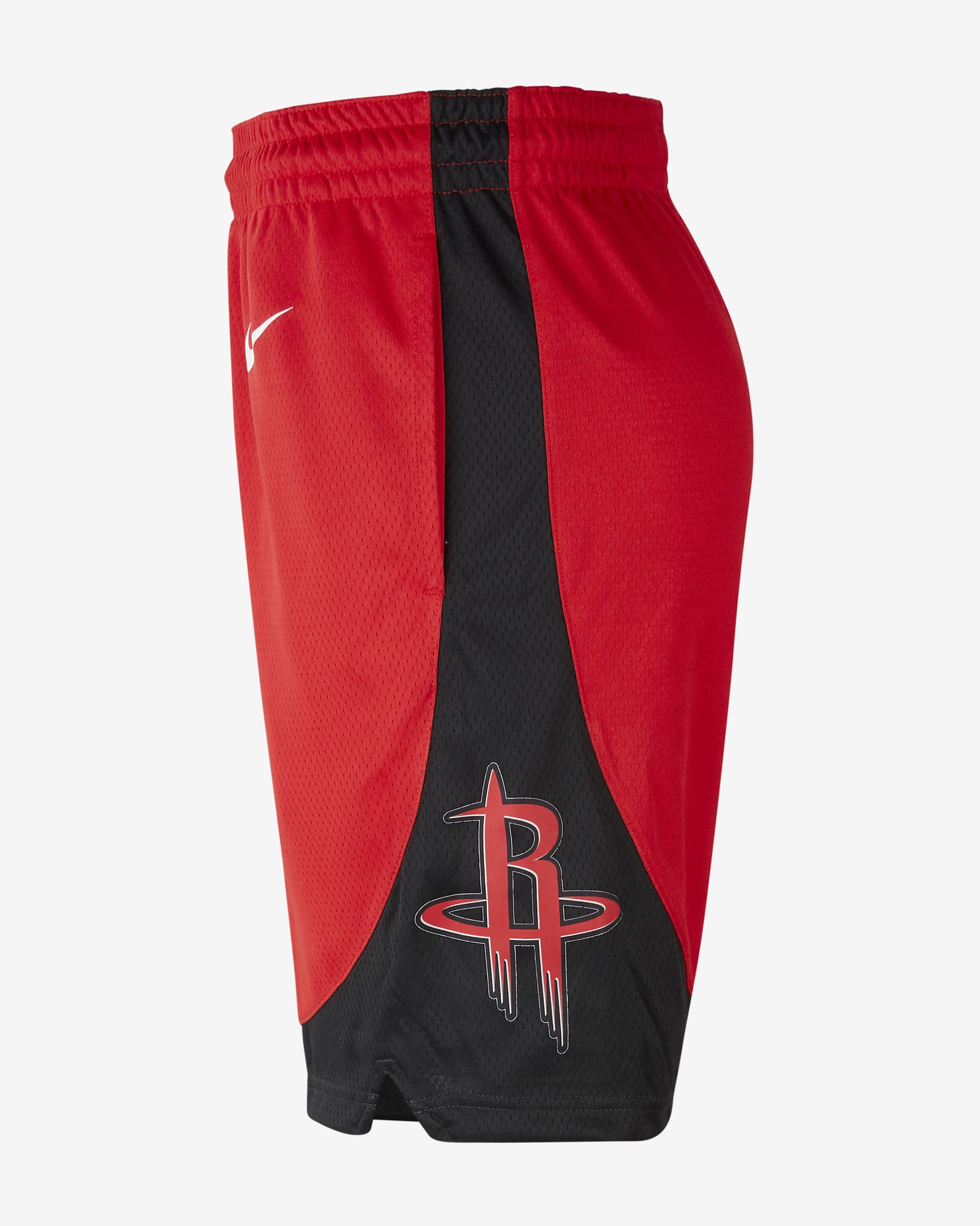 Houston Rockets Icon Edition Swingman Men's Nike NBA Shorts - University Red/White