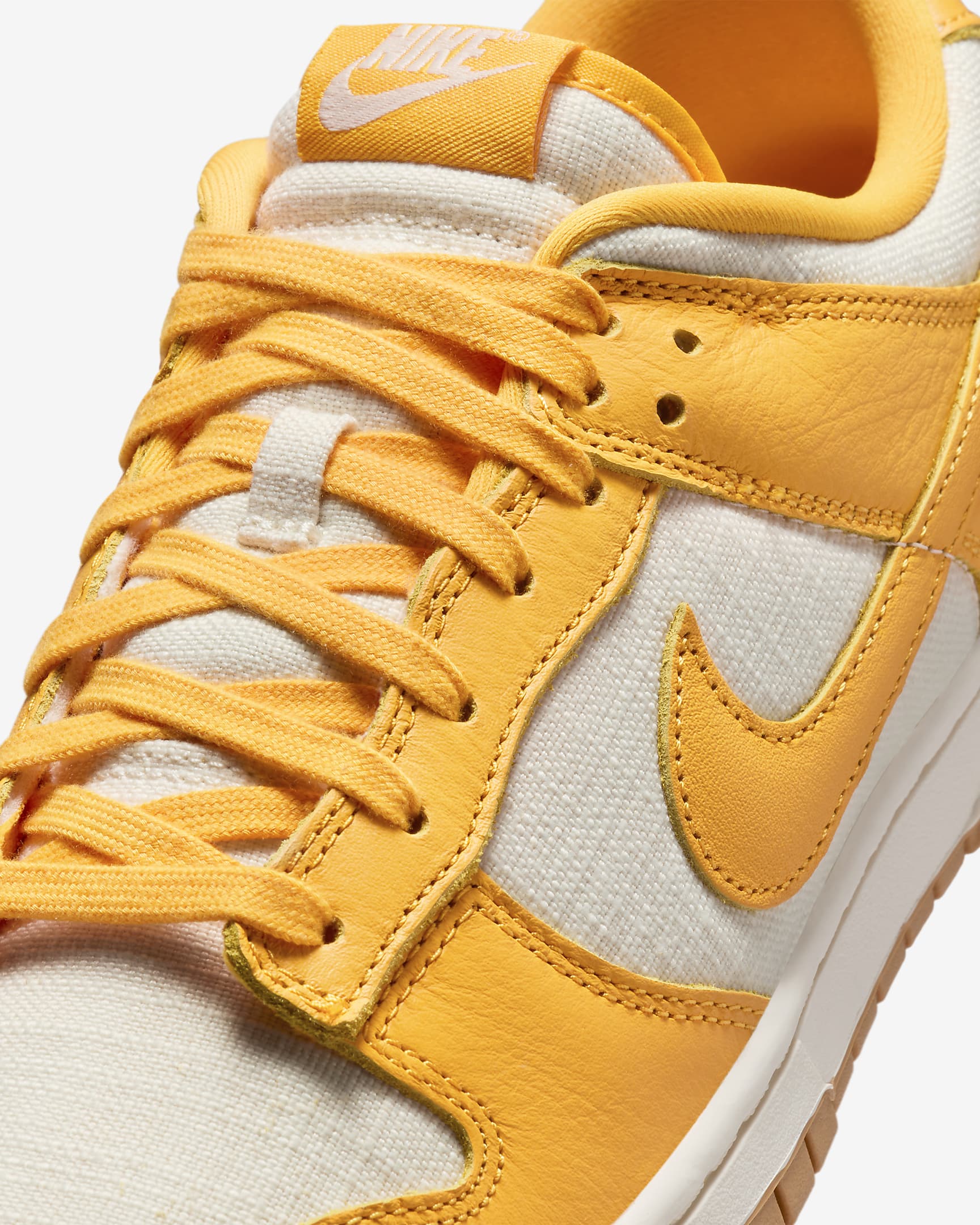 Nike Dunk Low Retro Premium Men's Shoes - University Gold/Coconut Milk/Gum Light Brown/University Gold