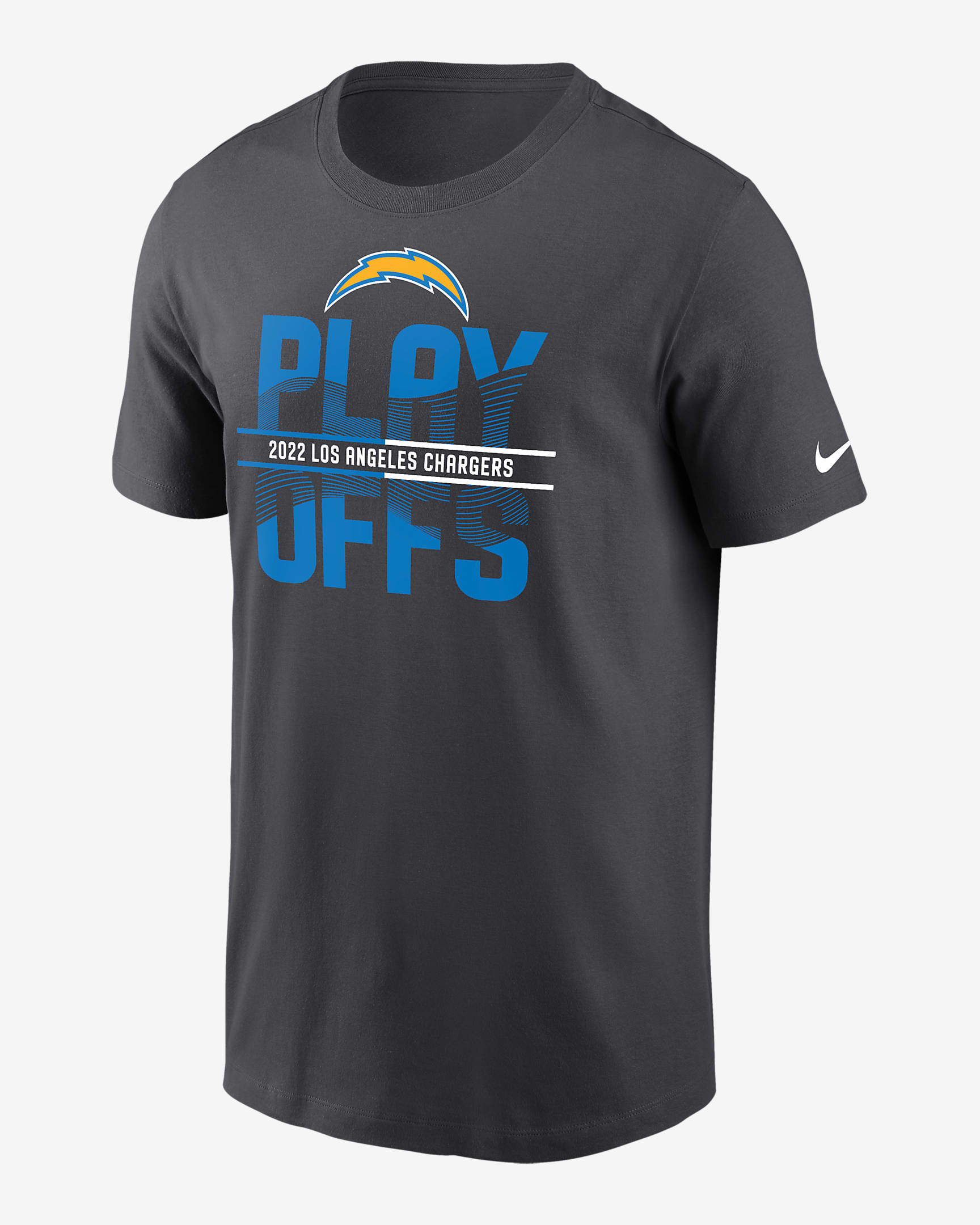 Nike 2022 NFL Playoffs Iconic (NFL Los Angeles Chargers) Men's T-Shirt ...