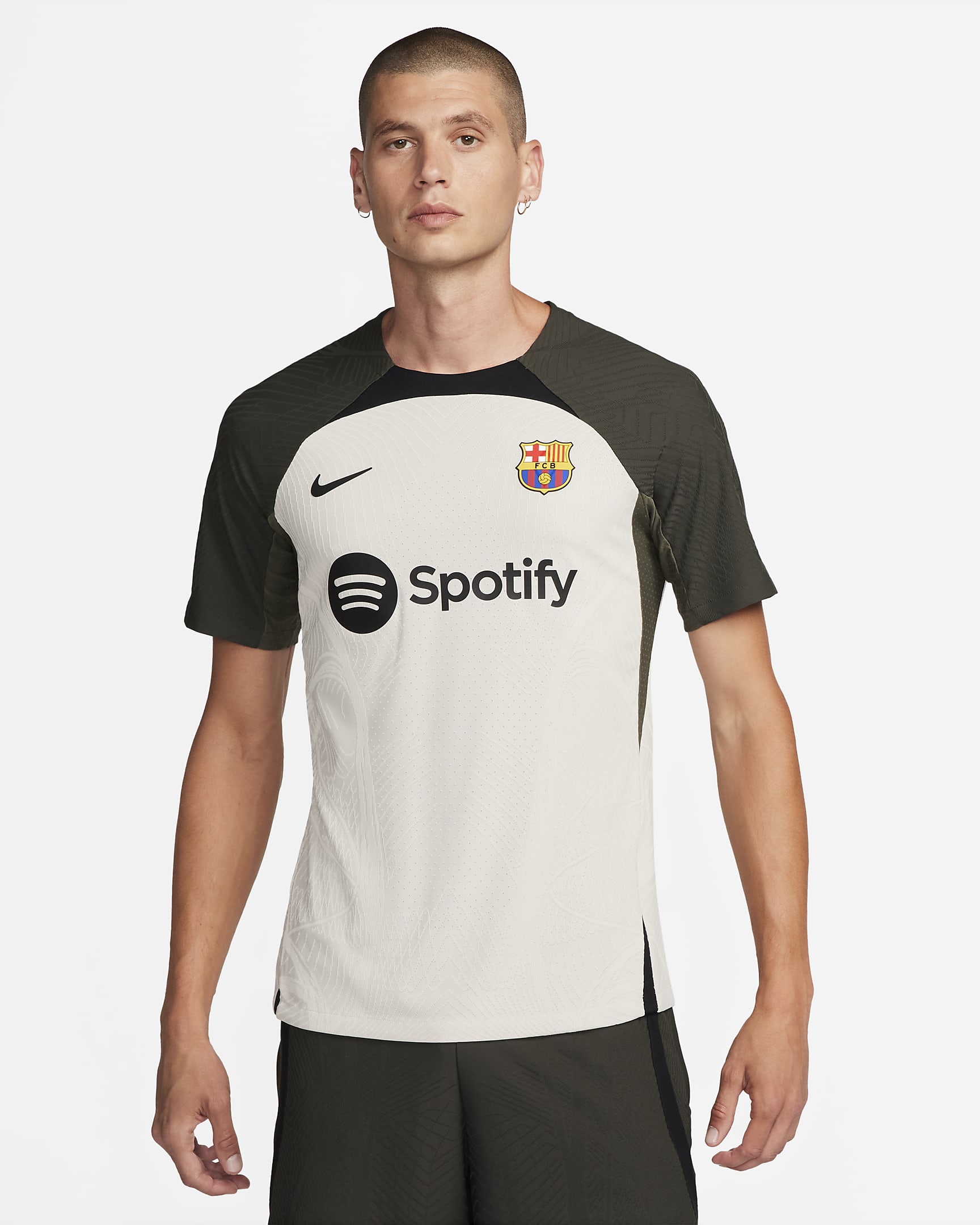 F C Barcelona Strike Elite Men S Nike Dri Fit Adv Knit Football Top Nike Lu