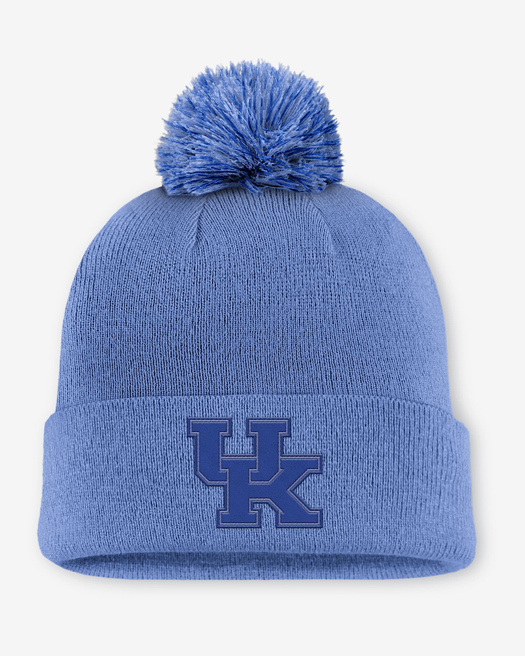 Kentucky Primetime Campus Toned Men's Nike College Cuffed Pom Beanie - Cobalt Blue