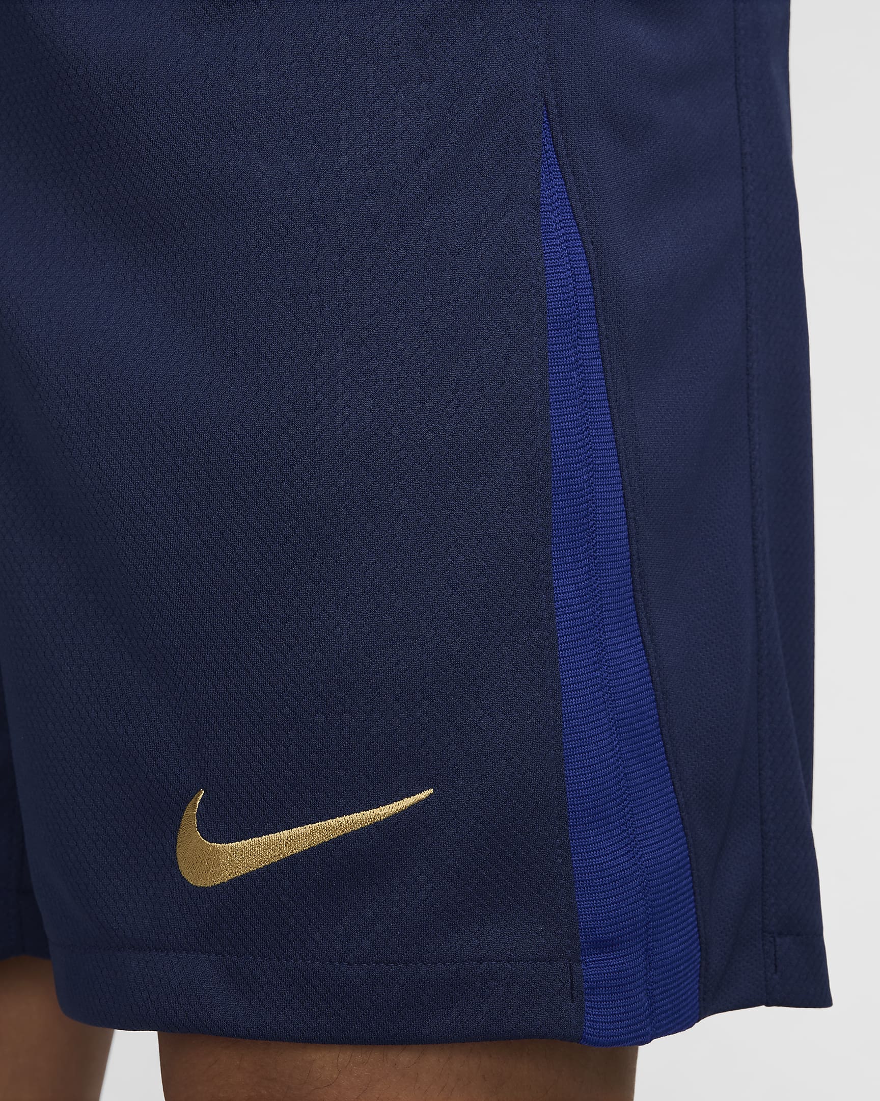 Męskie spodenki piłkarskie Nike Dri-FIT FC Barcelona Stadium 2024/25 (wersja domowa) – replika - Midnight Navy/Noble Red/Deep Royal Blue/Club Gold